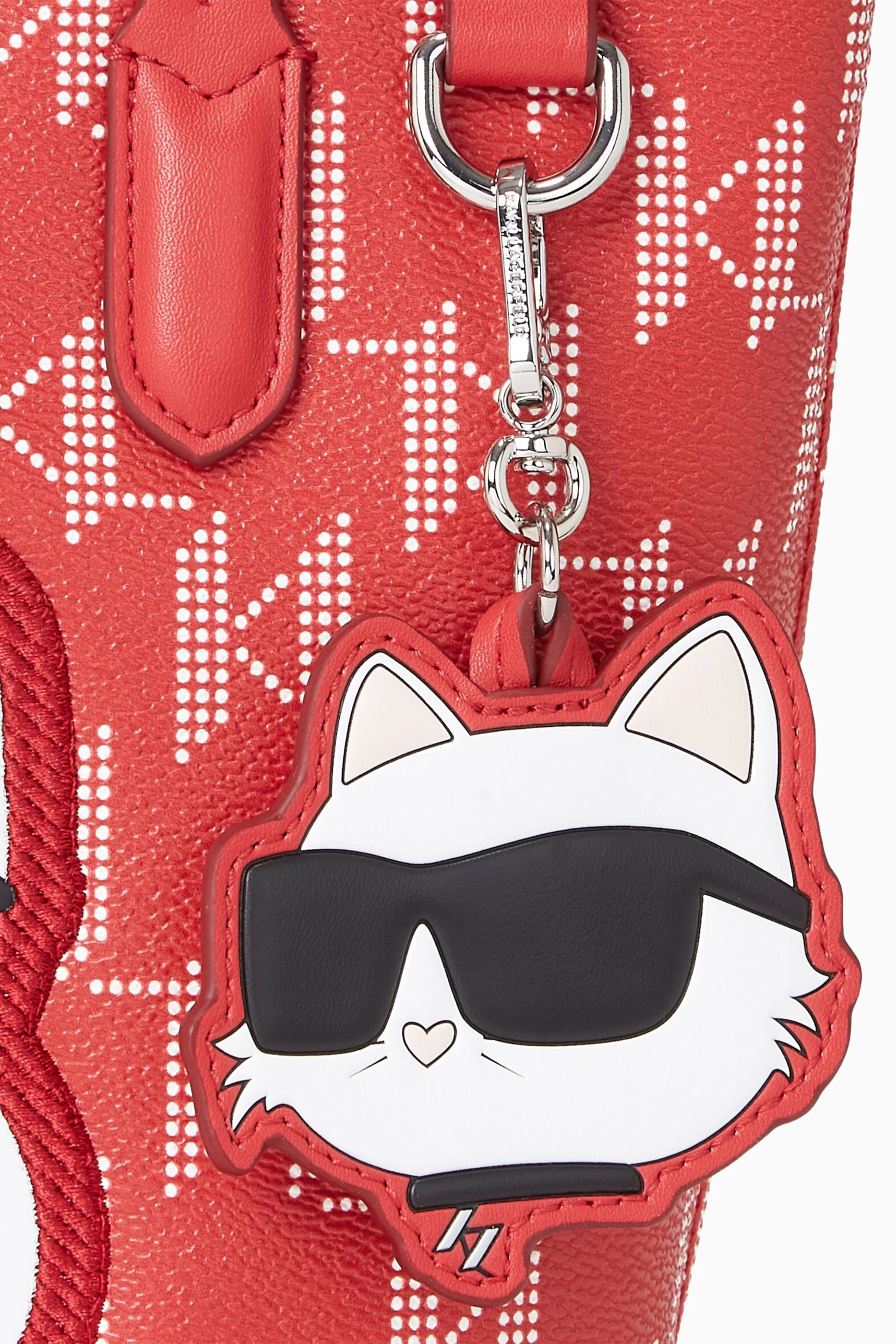 Buy KARL LAGERFELD Red Small K Ikonik Tote Bag For Women Online Ounass UAE