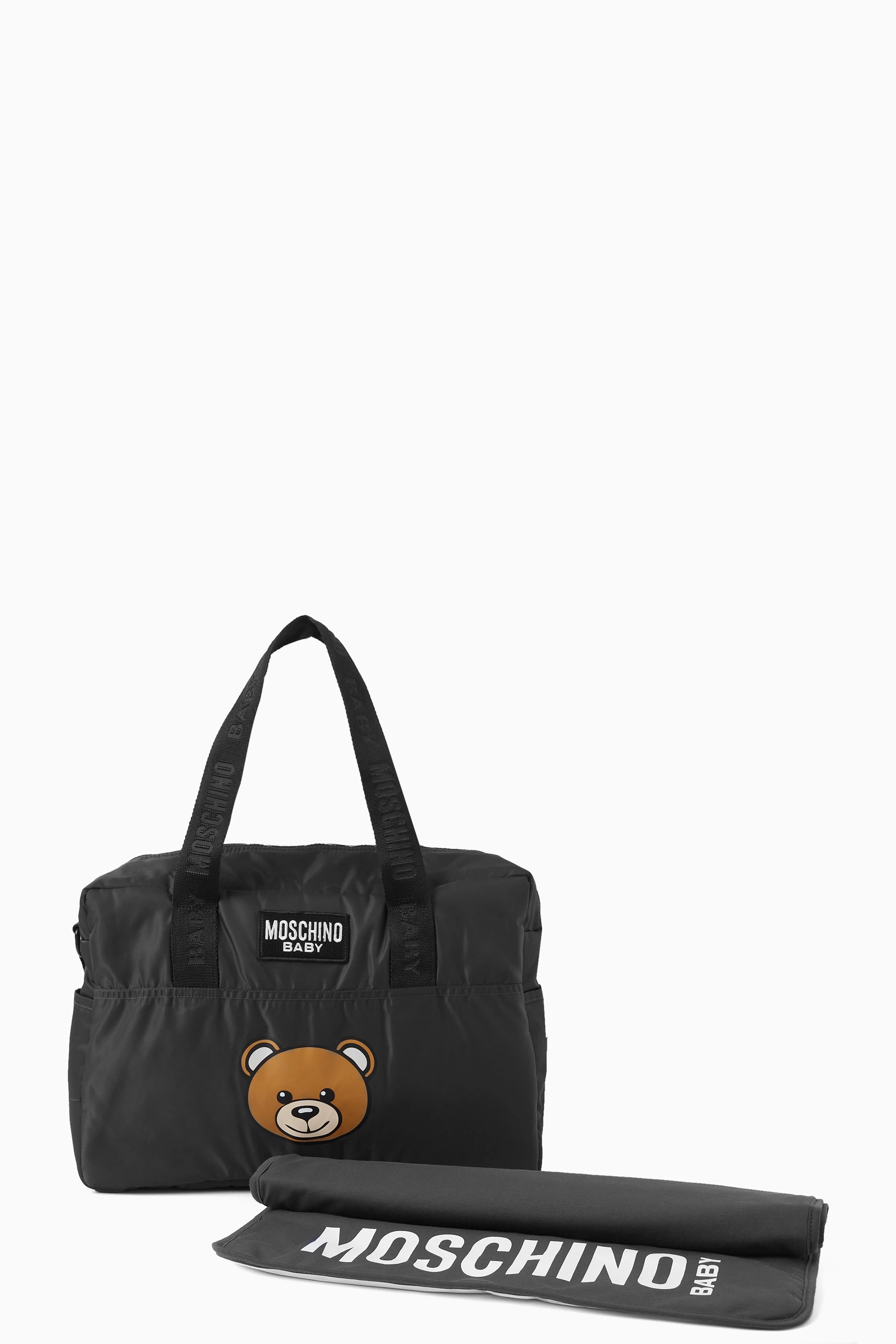 Moschino diaper bag black shop