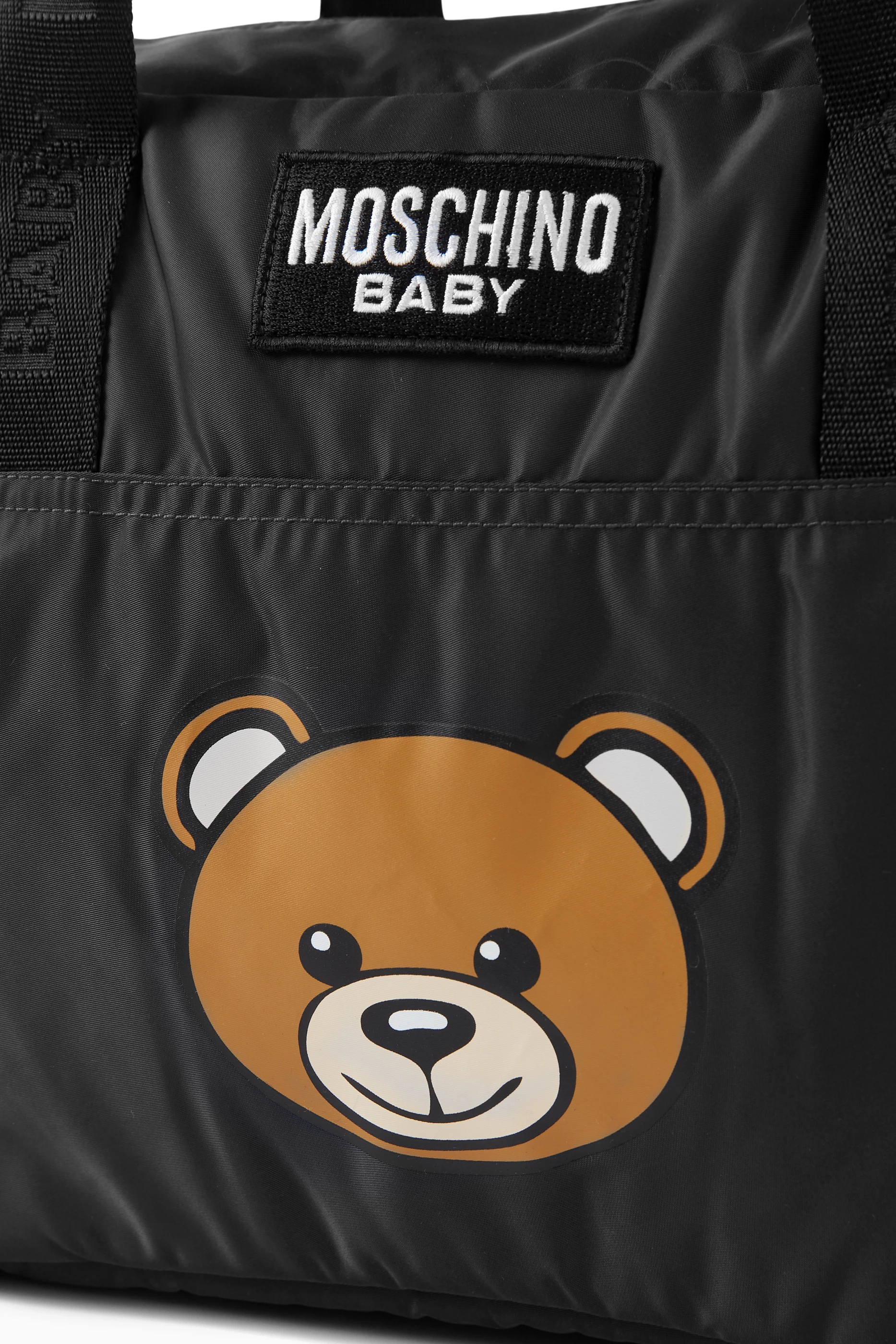 Buy Moschino Black Teddy Bear Changing Bag For Kids Online Ounass UAE