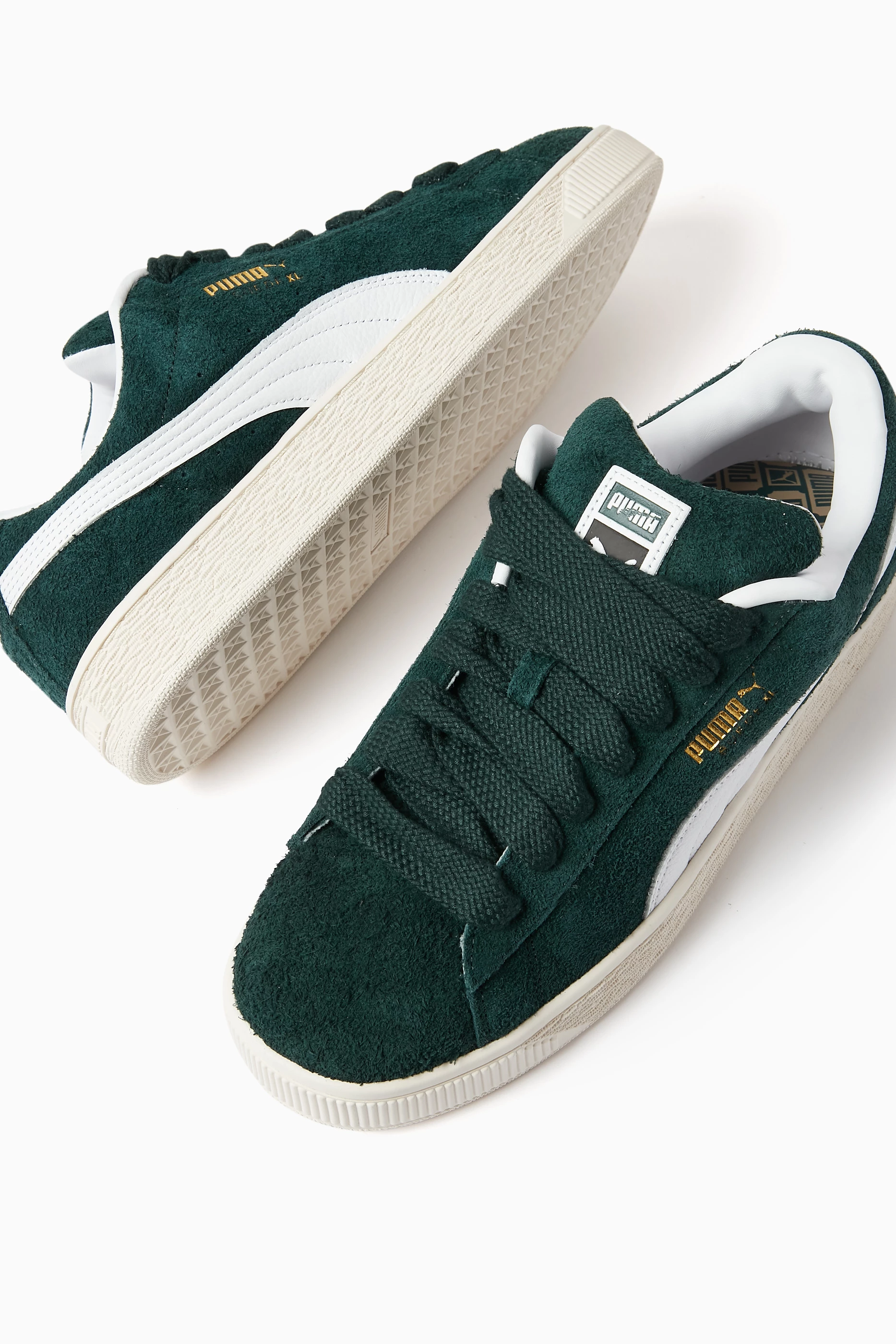 Suede puma pool green hot sale