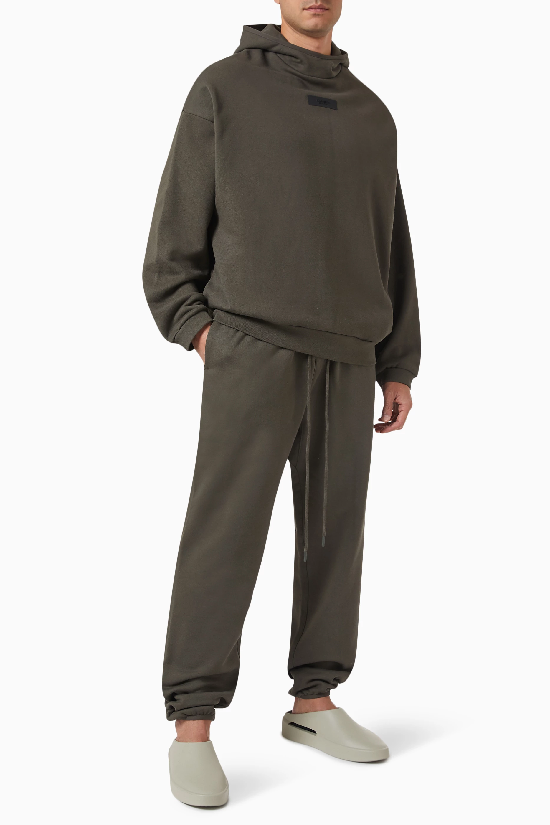 Gray fleece sweatpants online