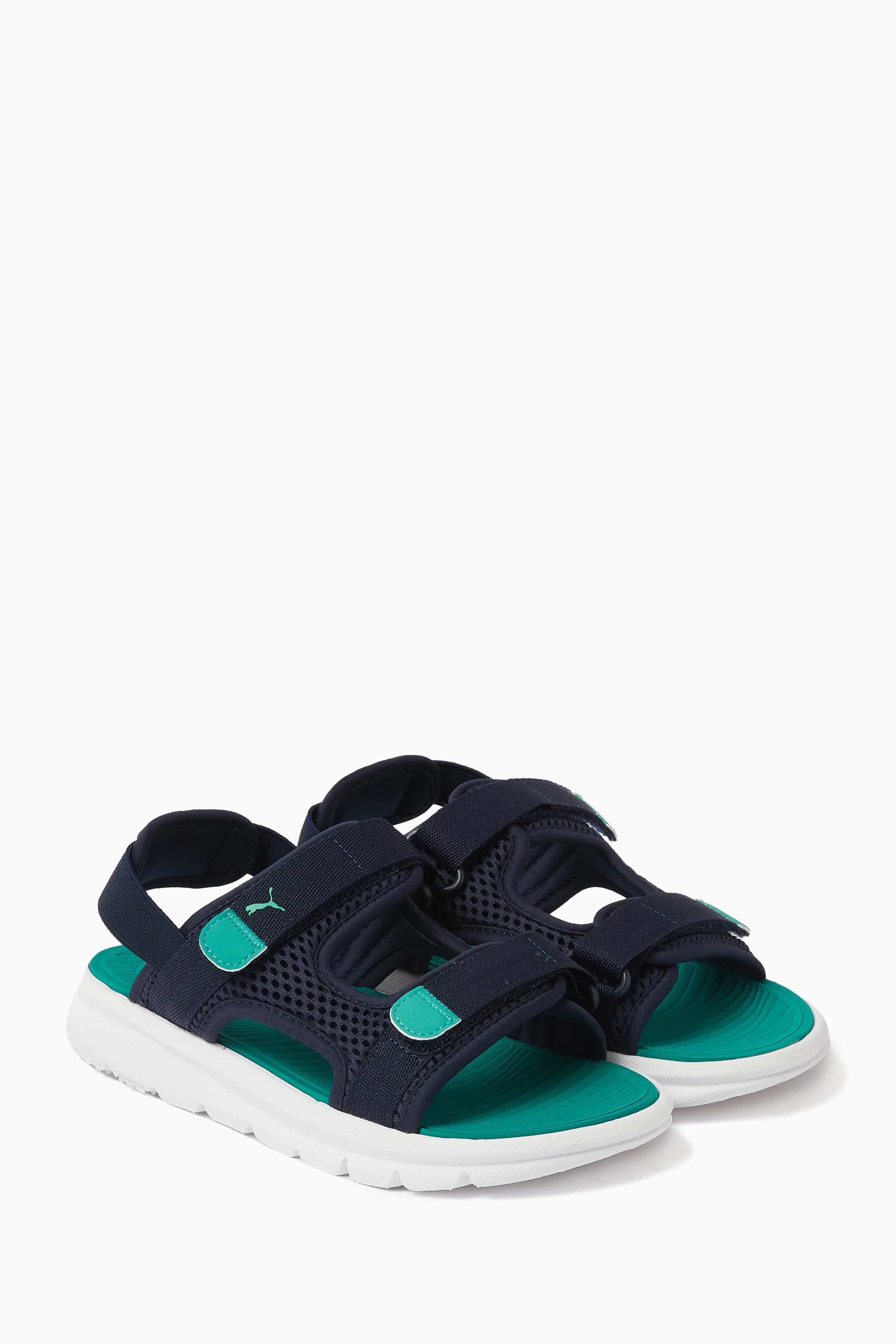 Buy Puma Blue Kids Evolve Sandals For Boys Online Ounass UAE