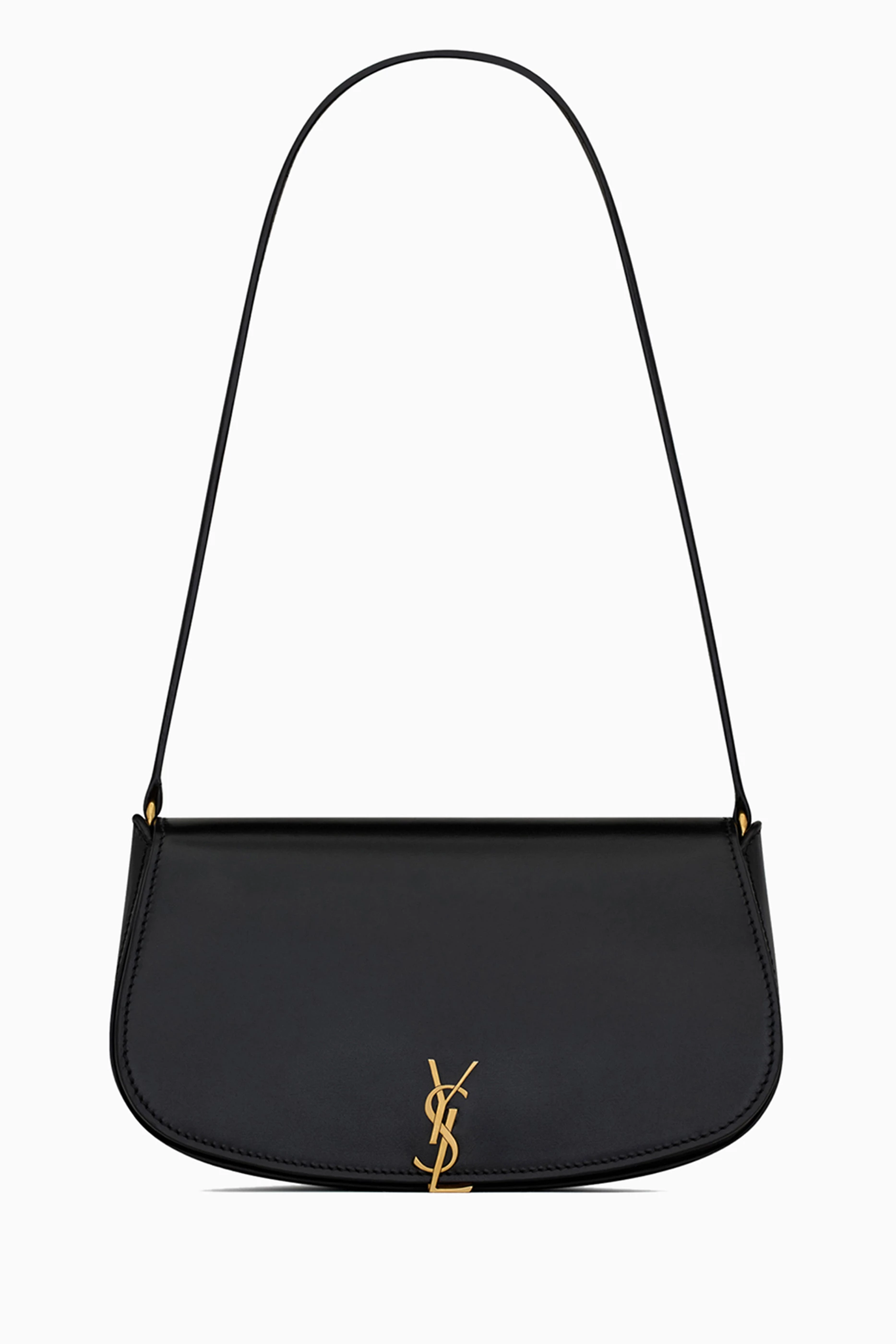 Buy SAINT LAURENT Black Mini Voltaire Shoulder Bag in Leather For Women Online Ounass UAE