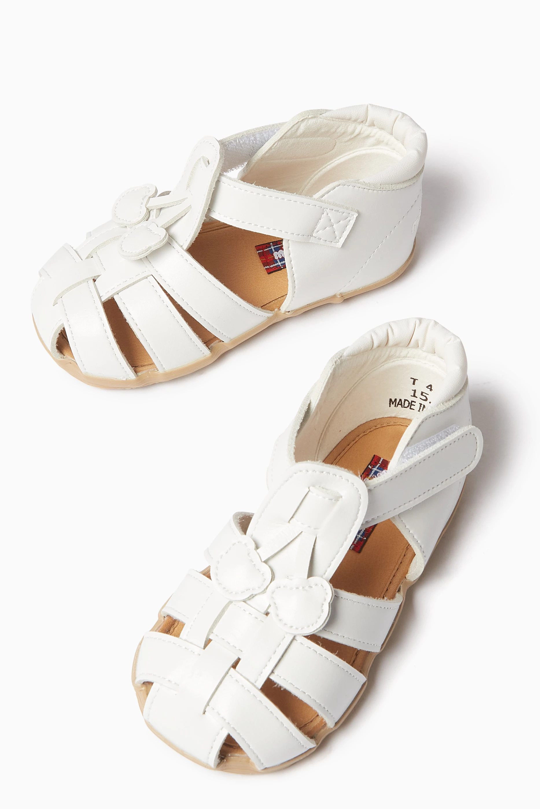 Baby girl white sandals discount
