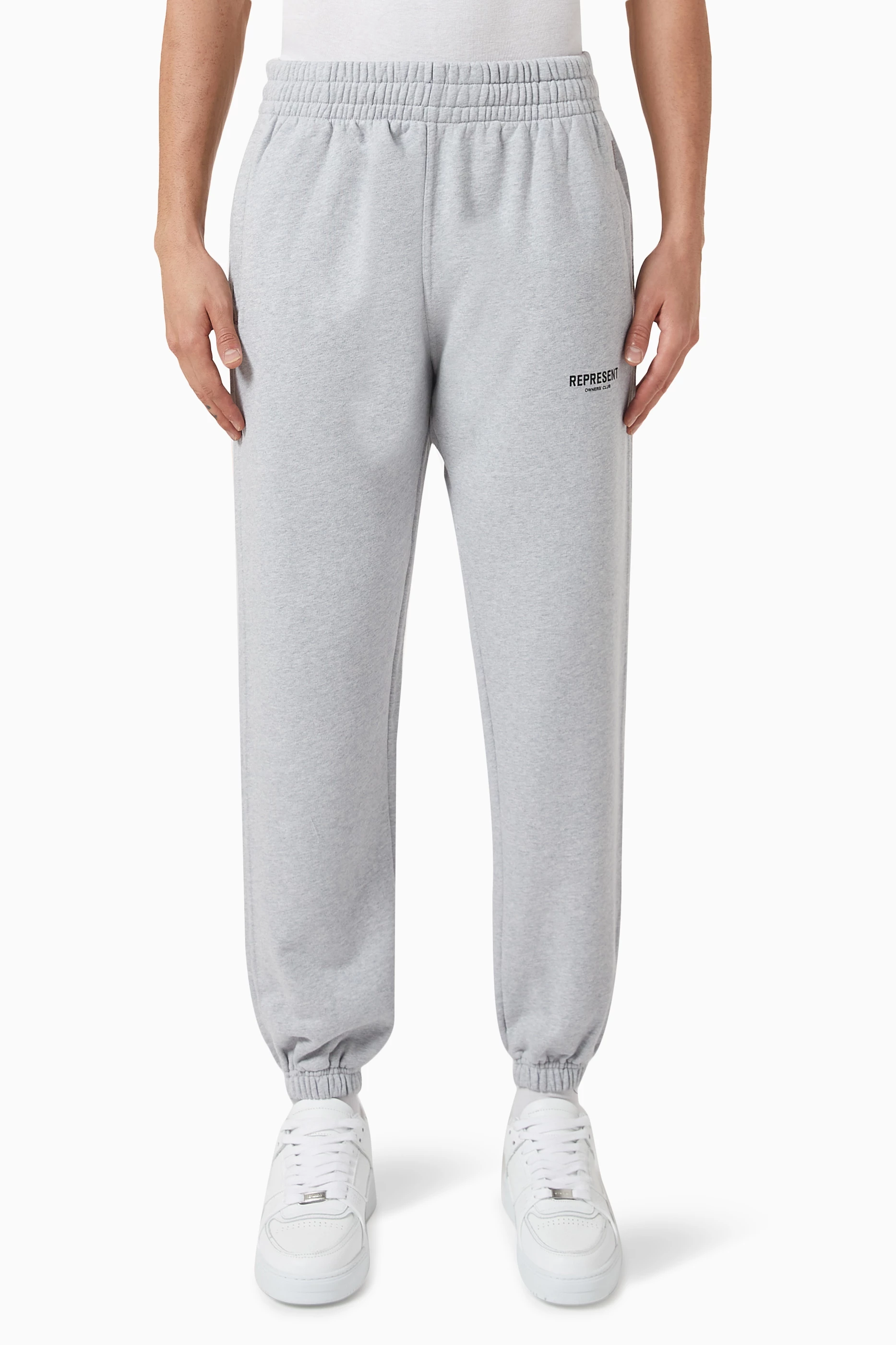 Buy Represent Grey Represent Owners Club Sweatpants in Cotton For Men Online Ounass UAE