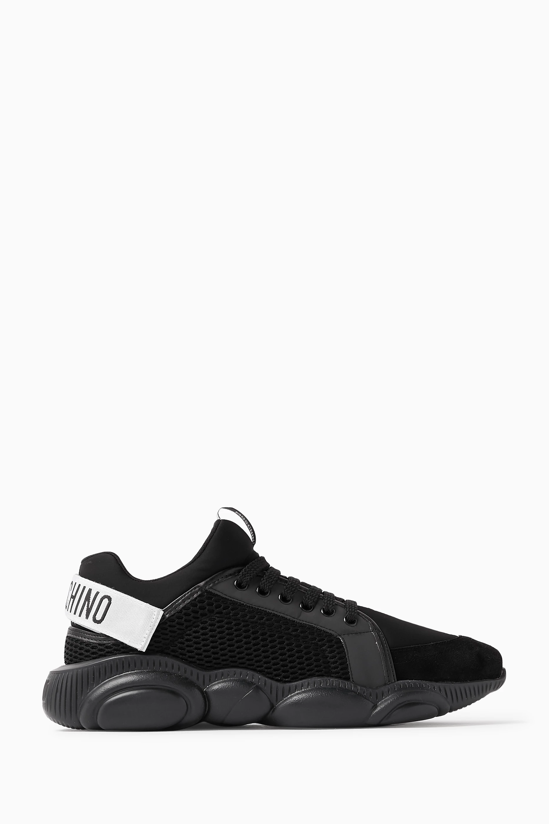 Teddy bear shoes moschino clearance