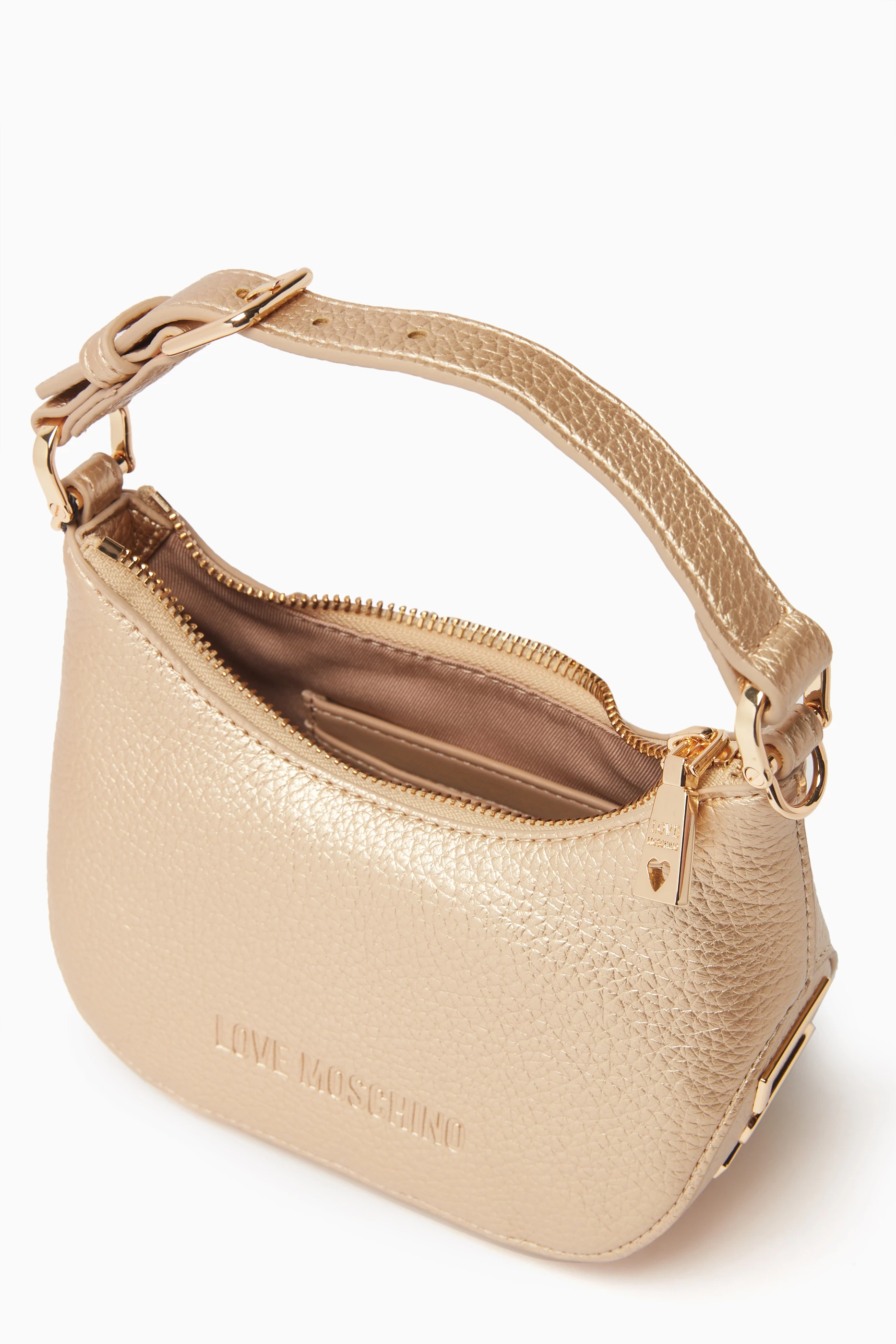 Moschino gold boutique bag 2025
