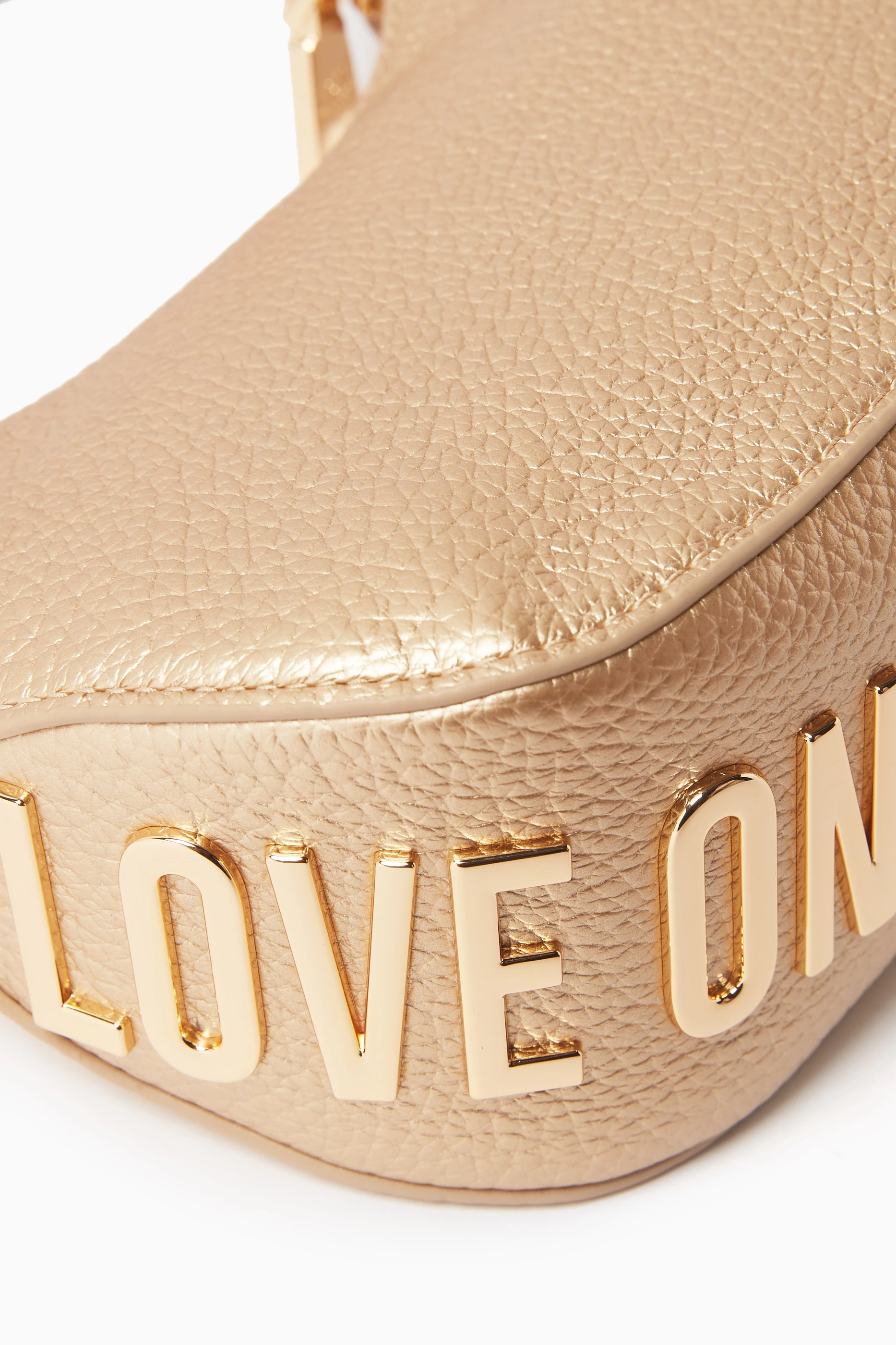 Love moschino gold bag store