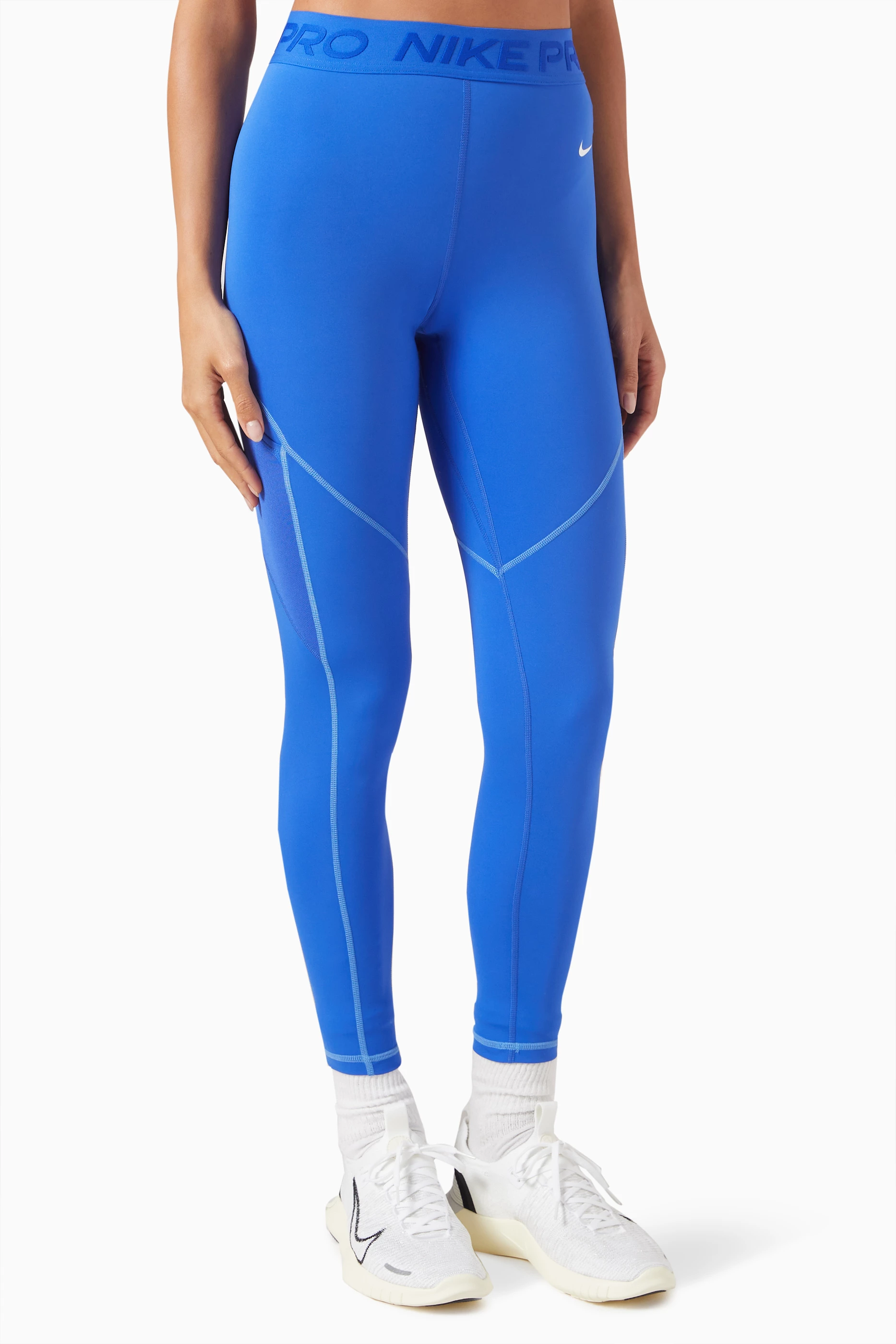 Blue nike leggings shop