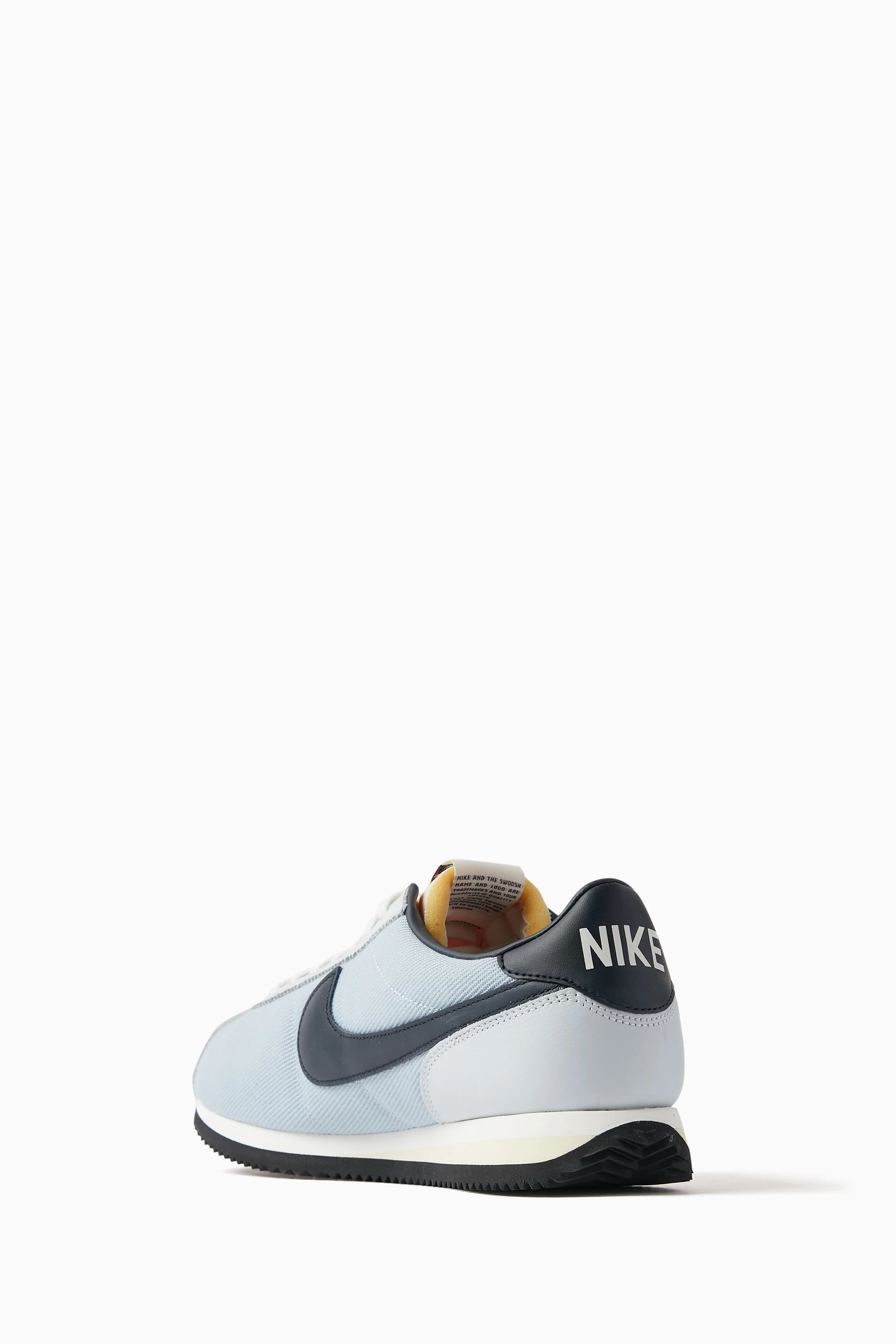 Buy Nike Blue Cortez Low top Sneakers in Leather For Men Online Ounass UAE