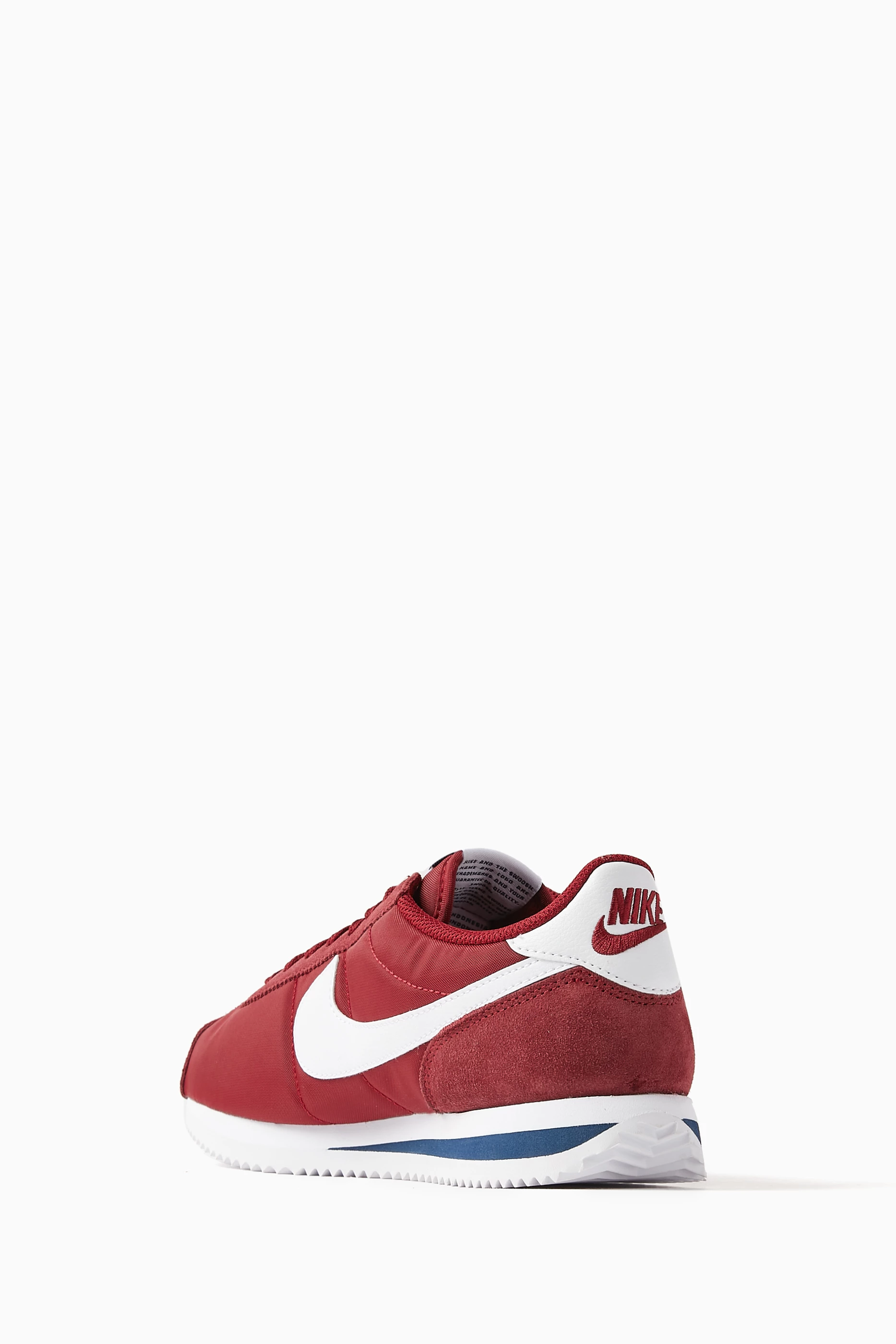 Buy Nike Red Cortez TXT Sneakers in Suede Nylon For Women Online Ounass UAE