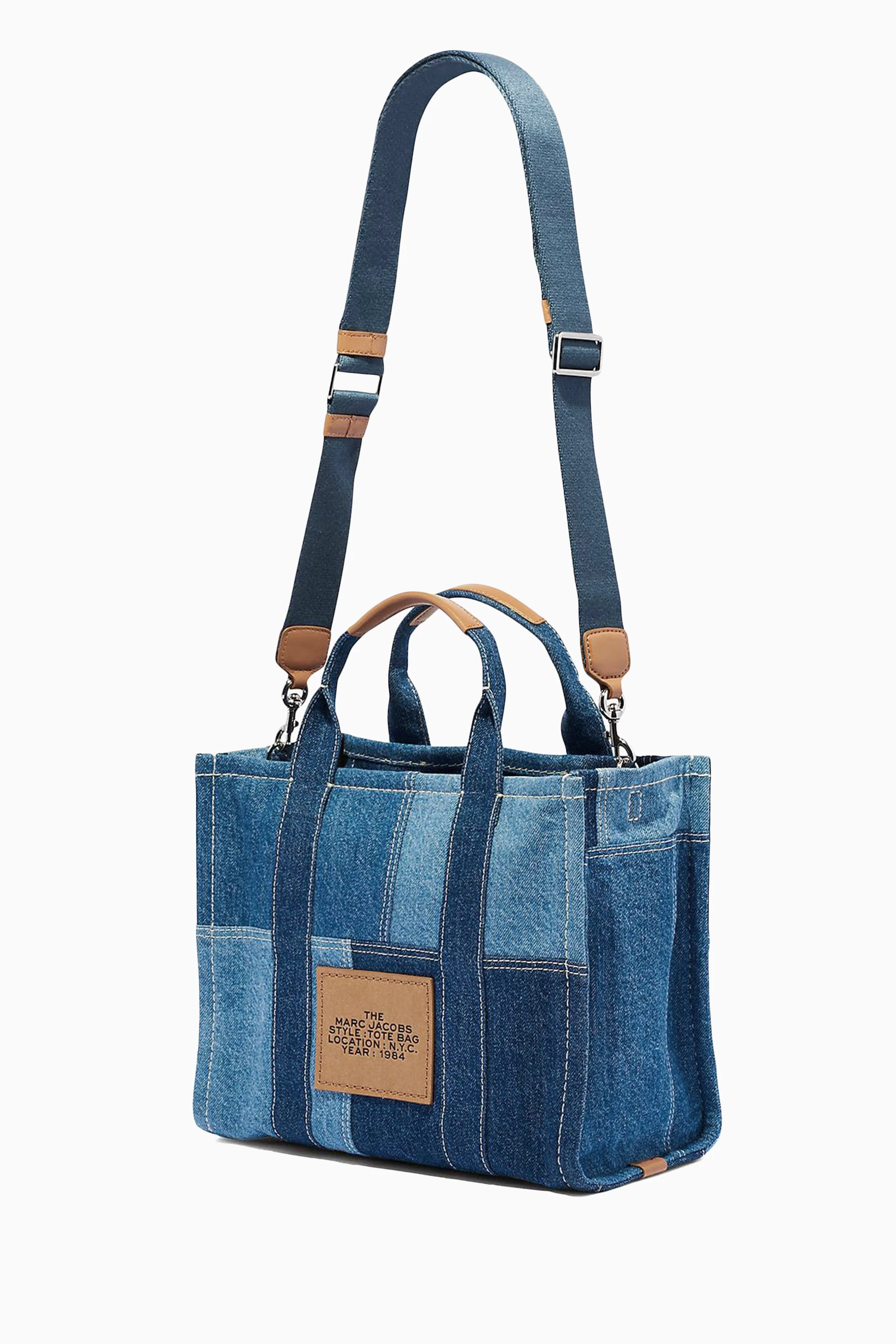 Buy Marc Jacobs Blue The Medium Tote Bag in Denim For Women