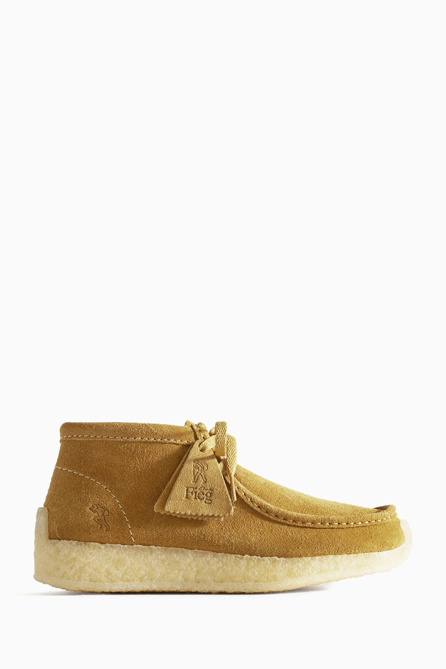 Clarks wallabee yellow store