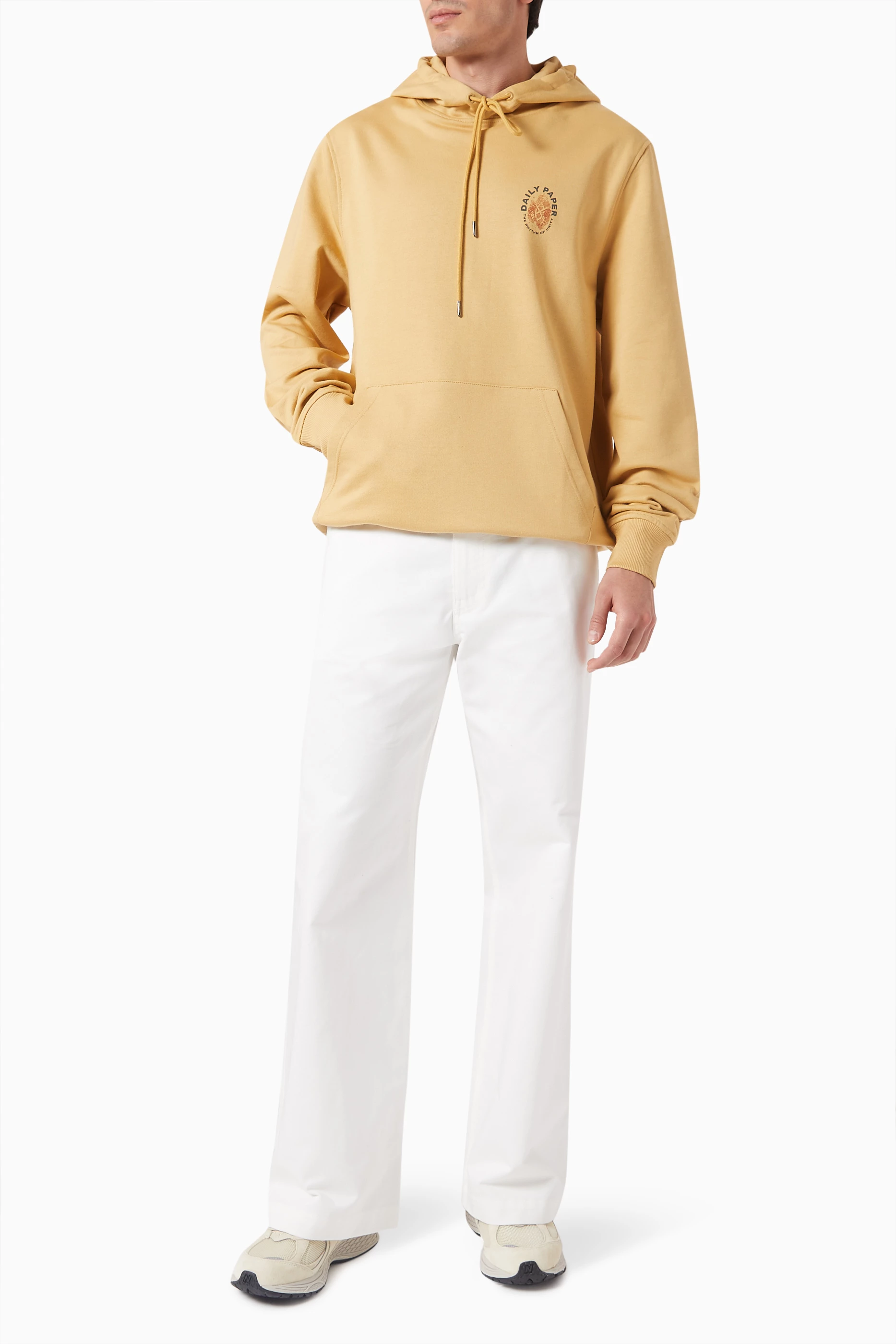 Buy Daily Paper Neutral Identity Hoodie in Cotton For Men Online Ounass UAE