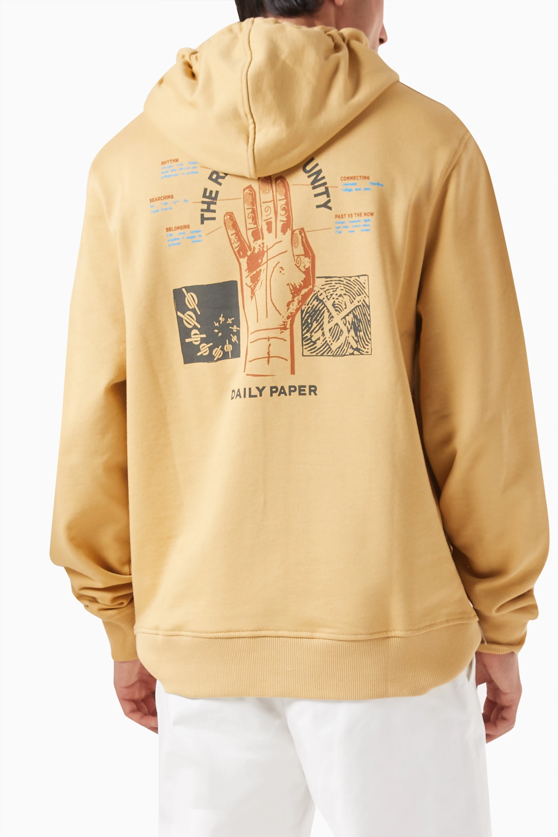 Buy Daily Paper Neutral Identity Hoodie in Cotton For Men Online Ounass UAE
