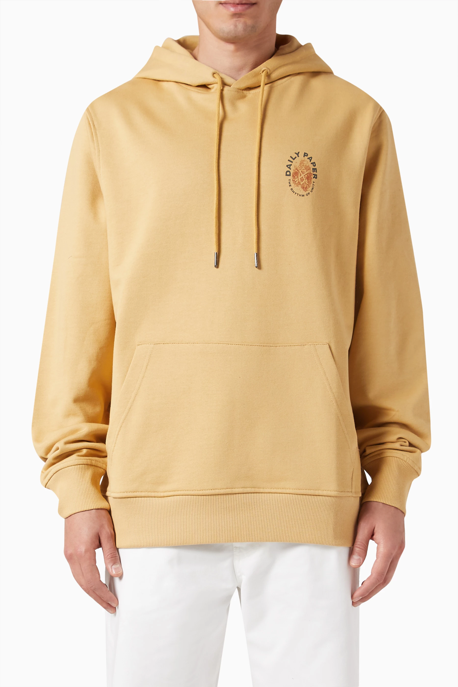 Buy Daily Paper Neutral Identity Hoodie in Cotton For Men Online Ounass UAE