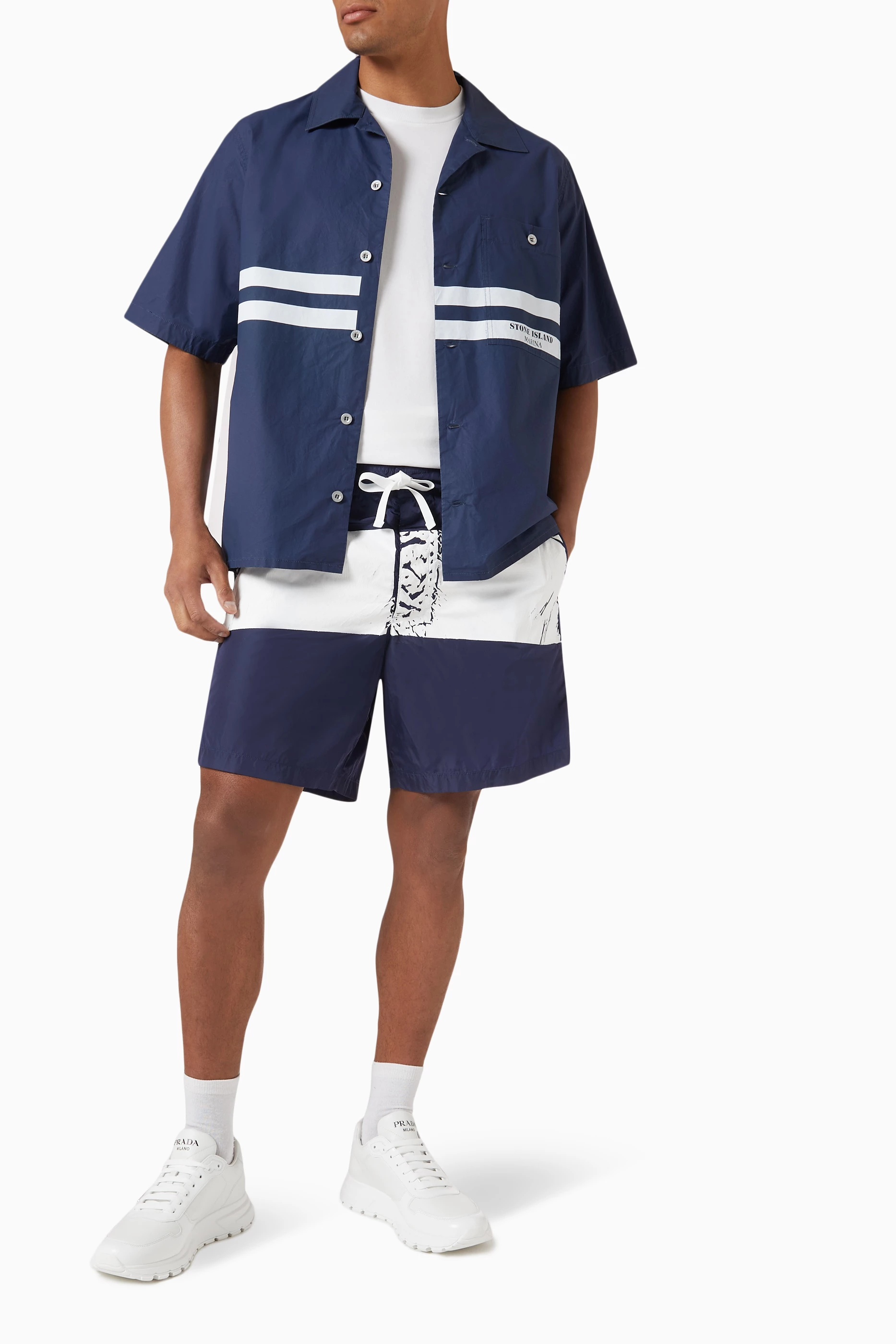 Stone island button up clearance