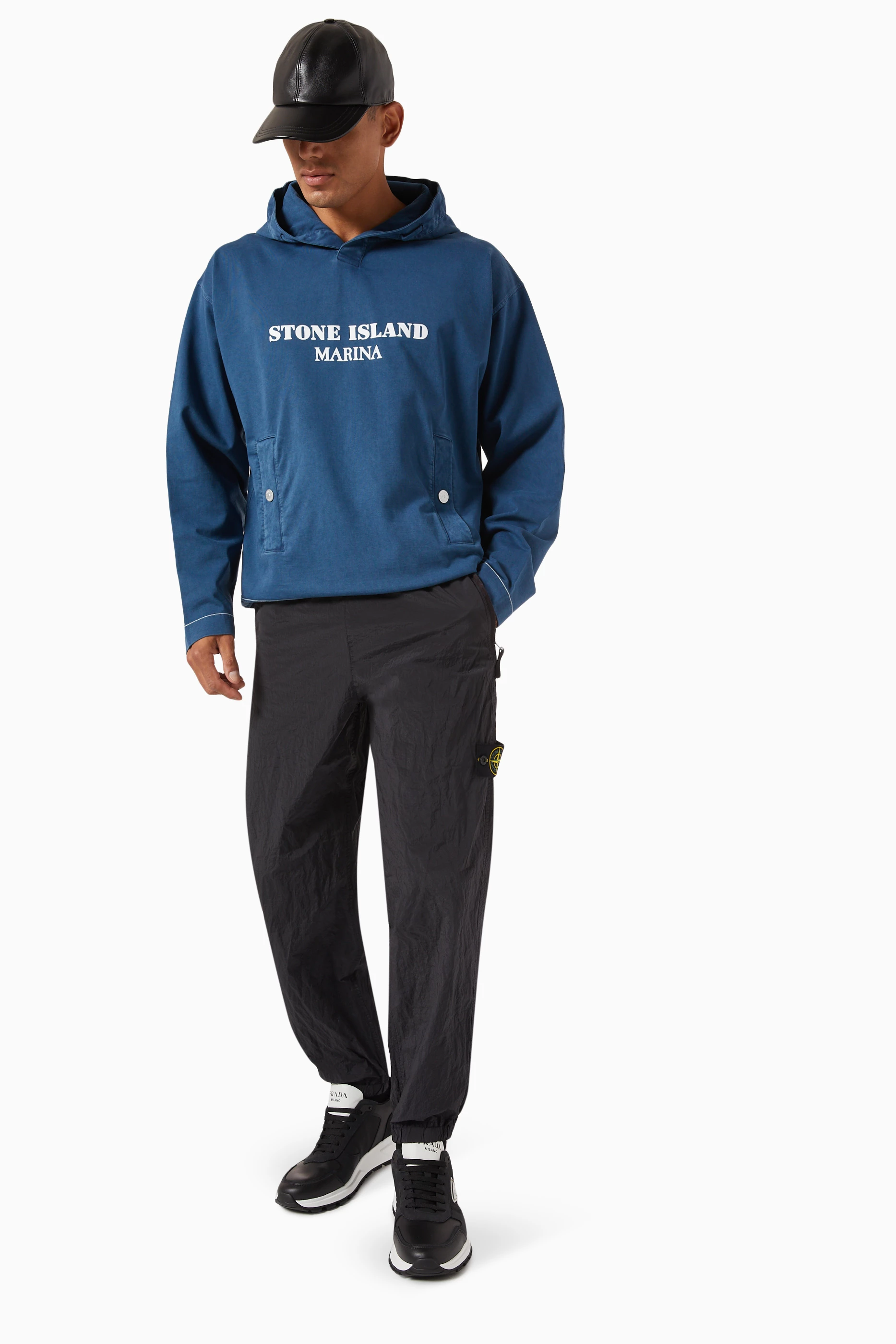 Stone island marina blue sweatshirt top