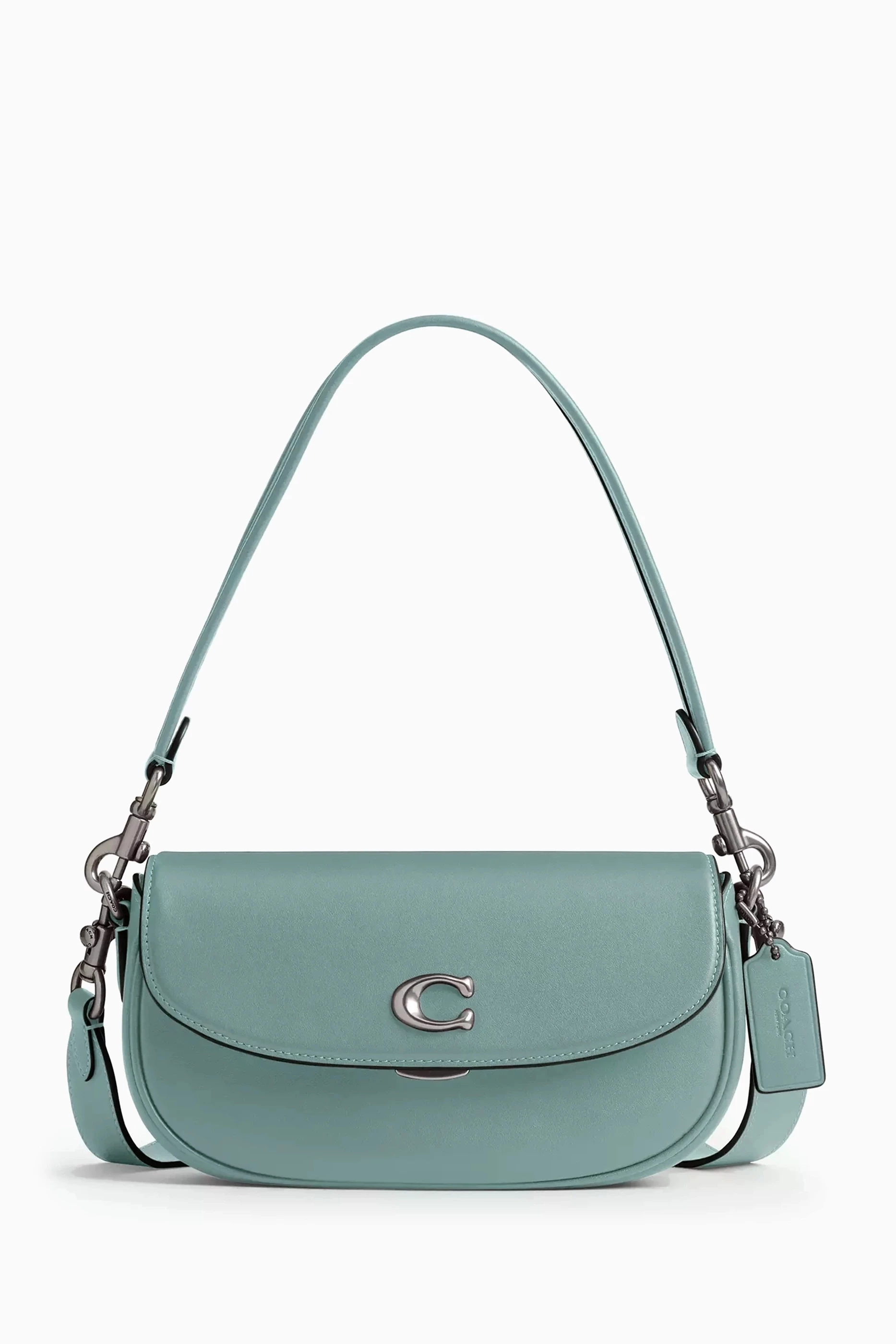 Buy Coach Blue Emmy 23 Saddle Bag in in Glovetanned Leather For Women Online Ounass UAE