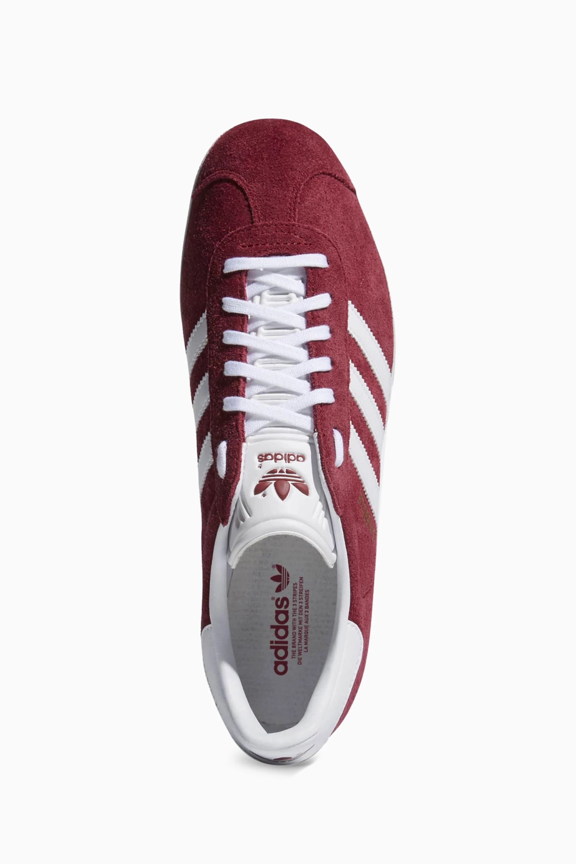 Suede adidas gazelle red on sale