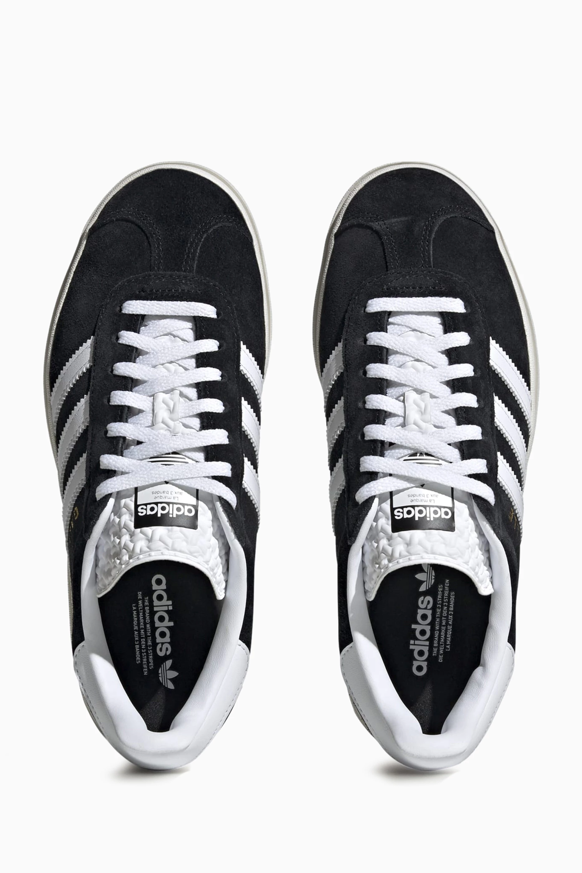 Buy adidas Black Gazelle Bold Low top Sneakers in Suede For Women Online Ounass UAE