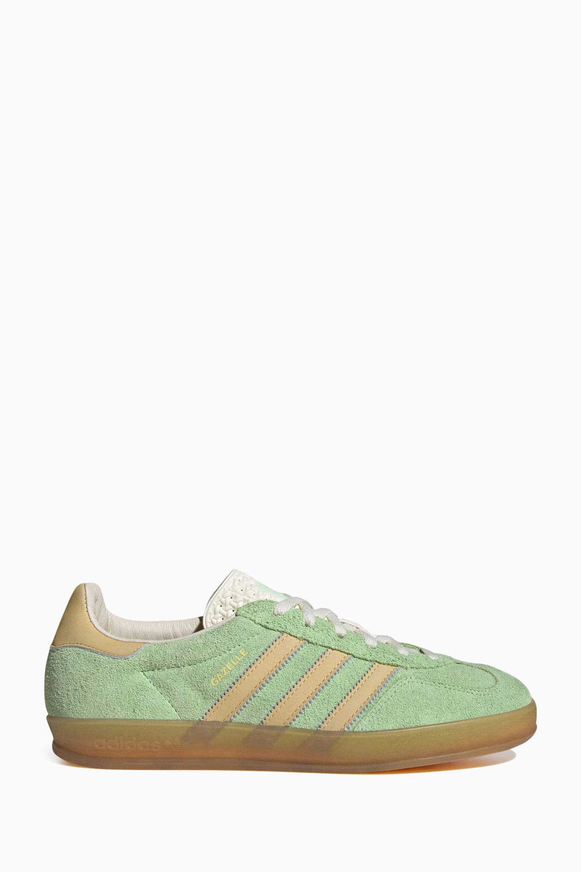 Buy adidas Green Gazelle Indoor Low top Sneakers in Suede For Women Online Ounass UAE