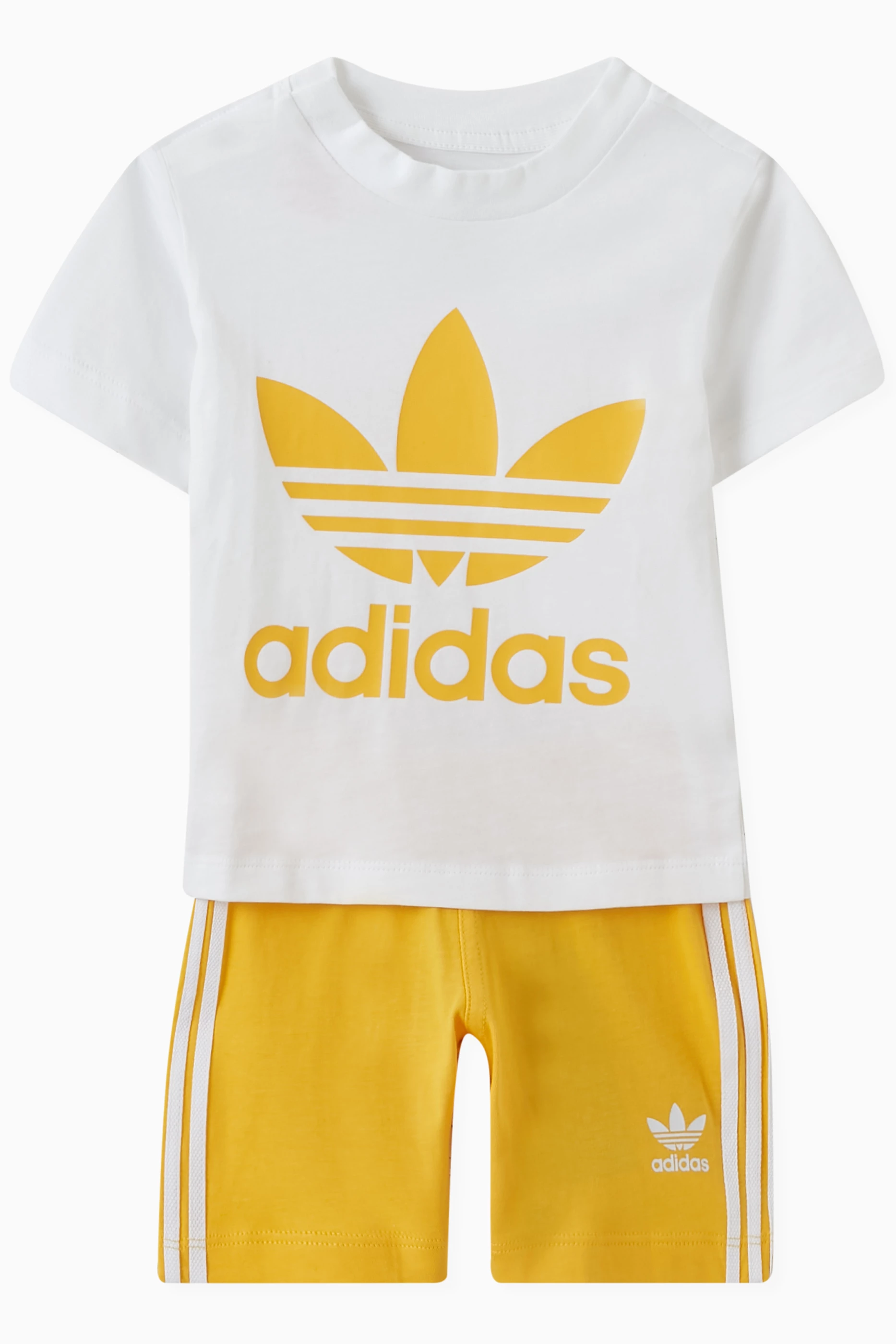 Yellow adidas set top
