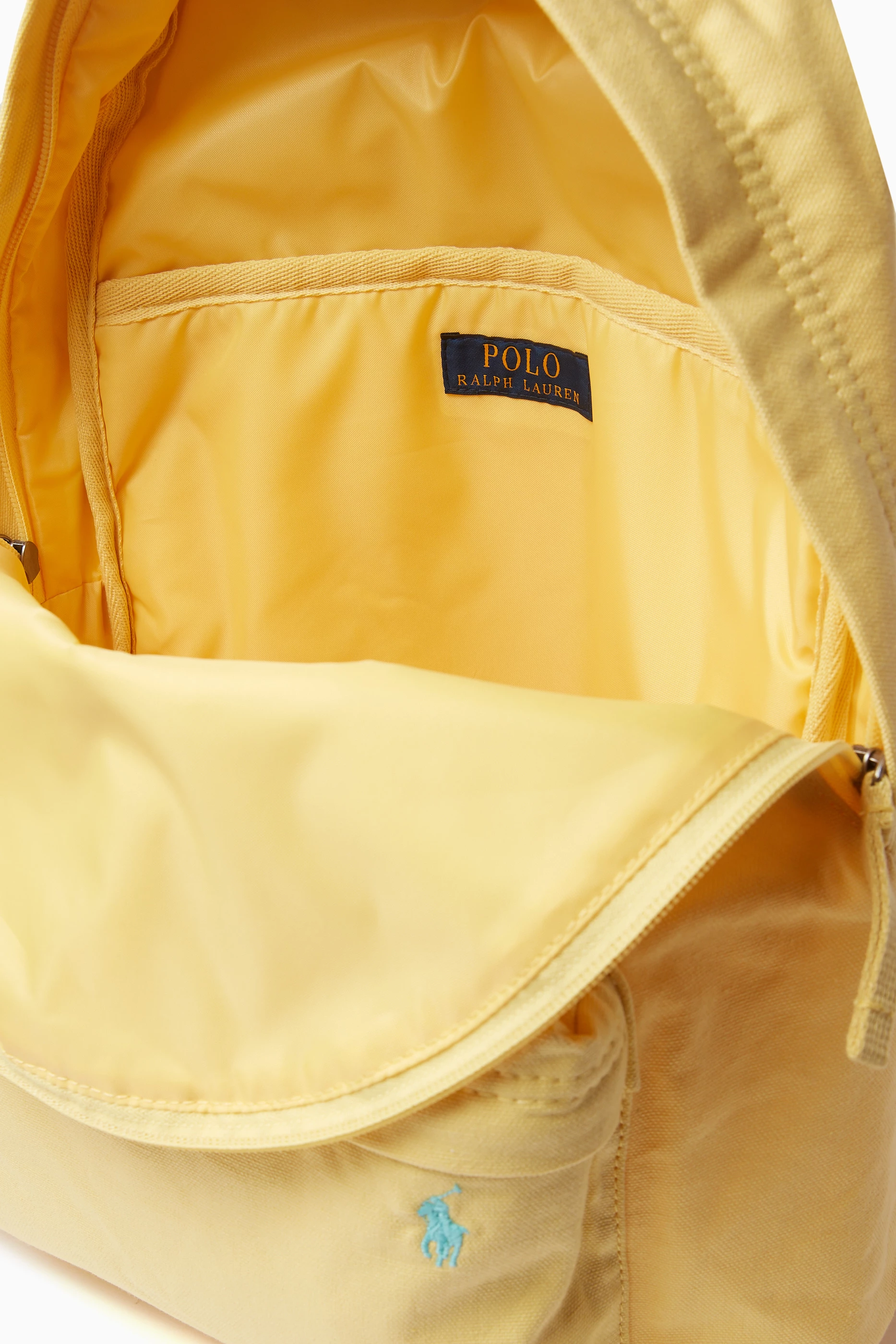 Yellow canvas backpack outlet