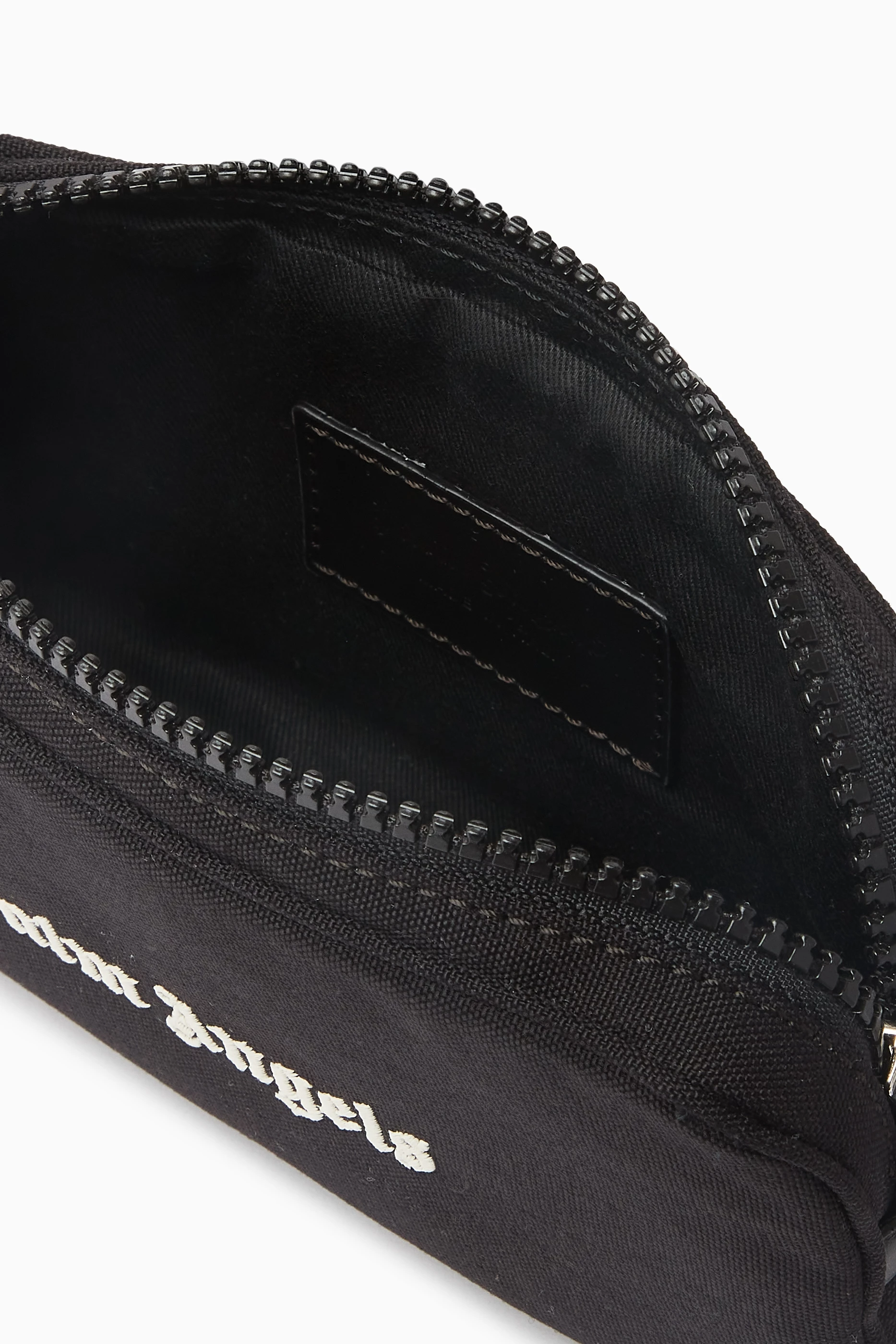 Buy Palm Angels Black Logo Camera Bag in CORDURA® For Men