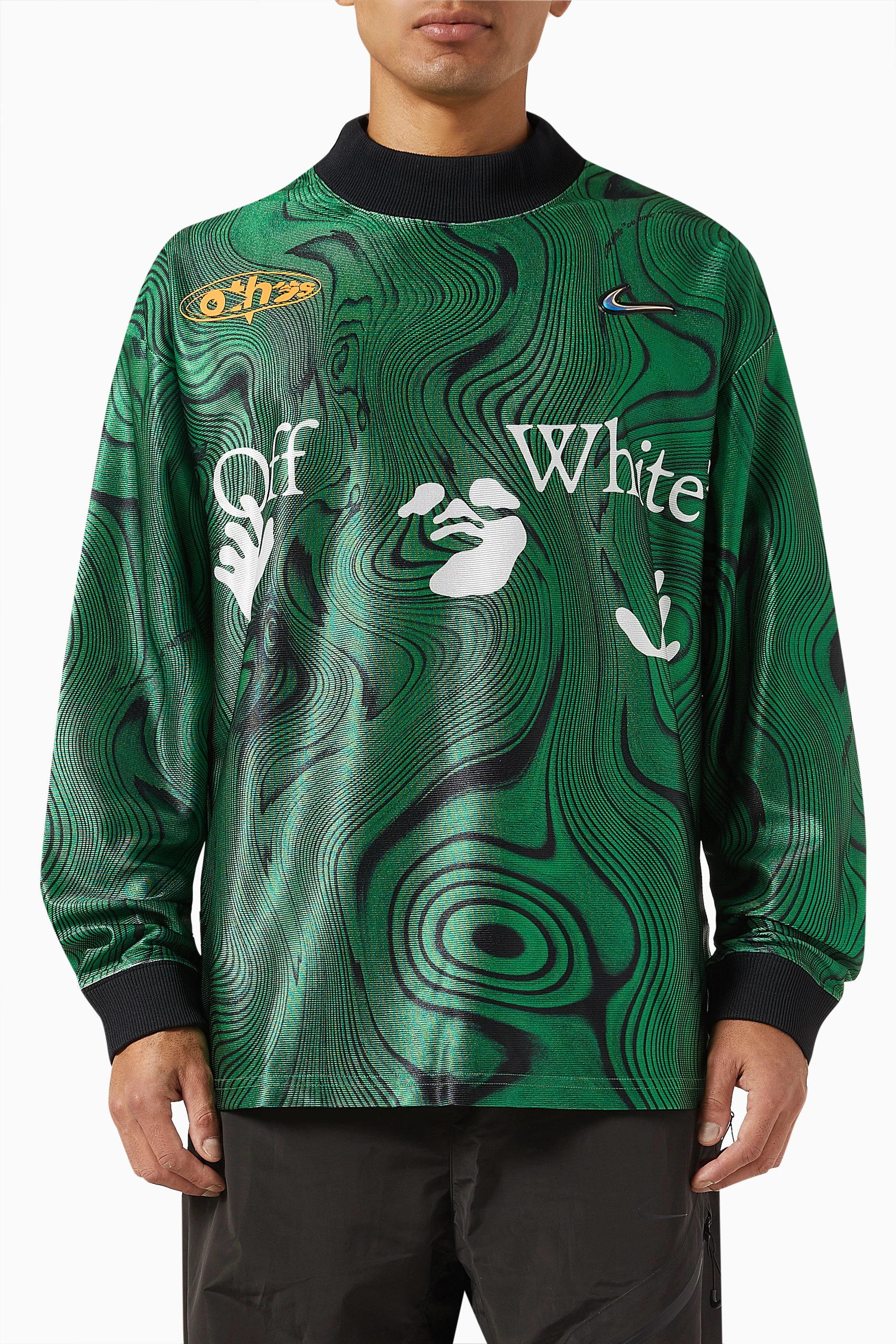 Long Sleeve Off White Nike Collab Shirt T-shirts Nike X Stüssy