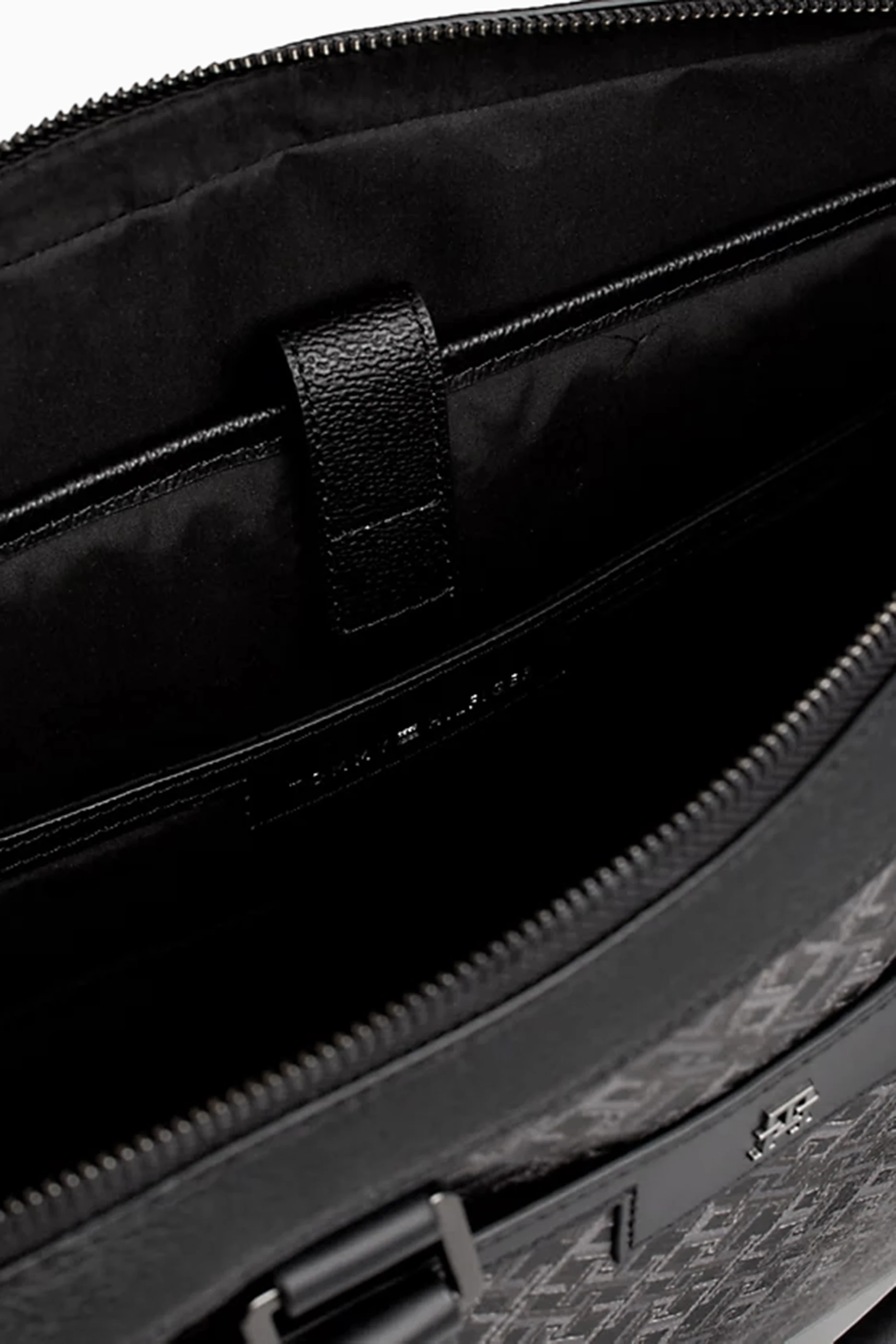 Buy Tommy Hilfiger Black Monogram Laptop Bag in Faux leather For Men Online Ounass UAE