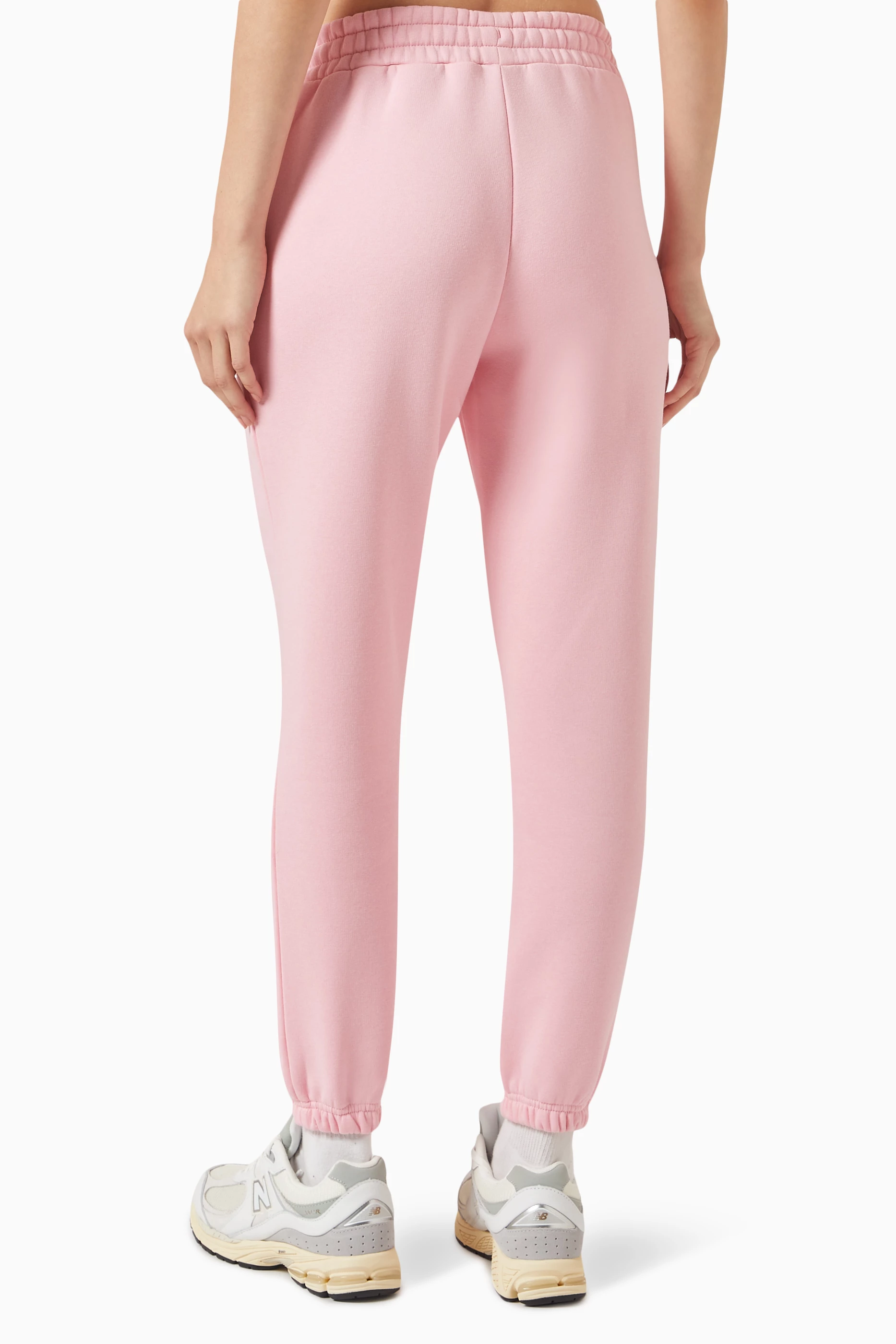Buy The Giving Movement Pink Joggers in Organic Cotton For Women Online Ounass UAE