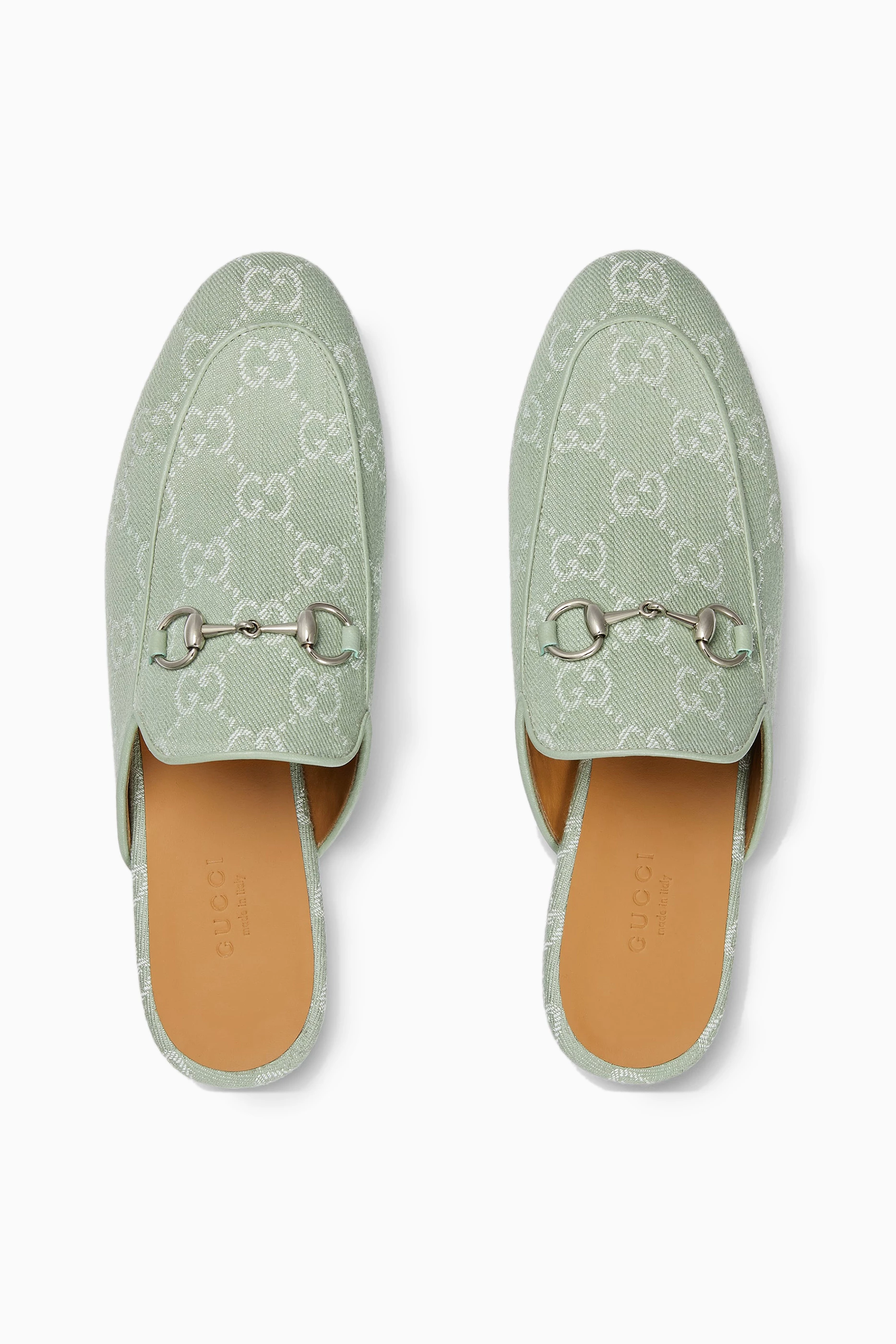 Gucci princetown green top