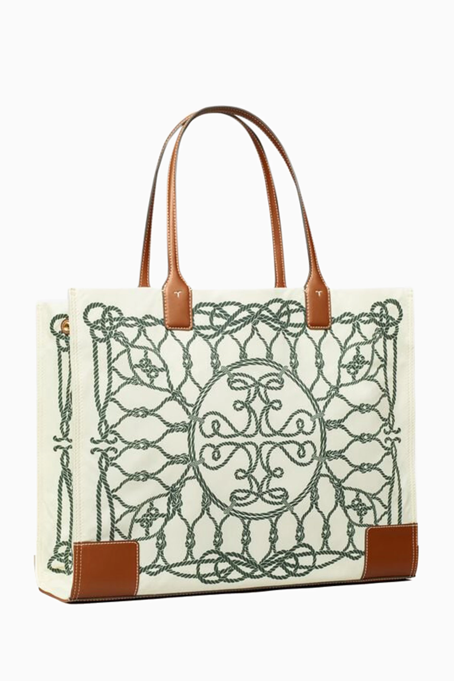 Buy Tory Burch Neutral Ella Printed Tote Bag For Women Online Ounass UAE