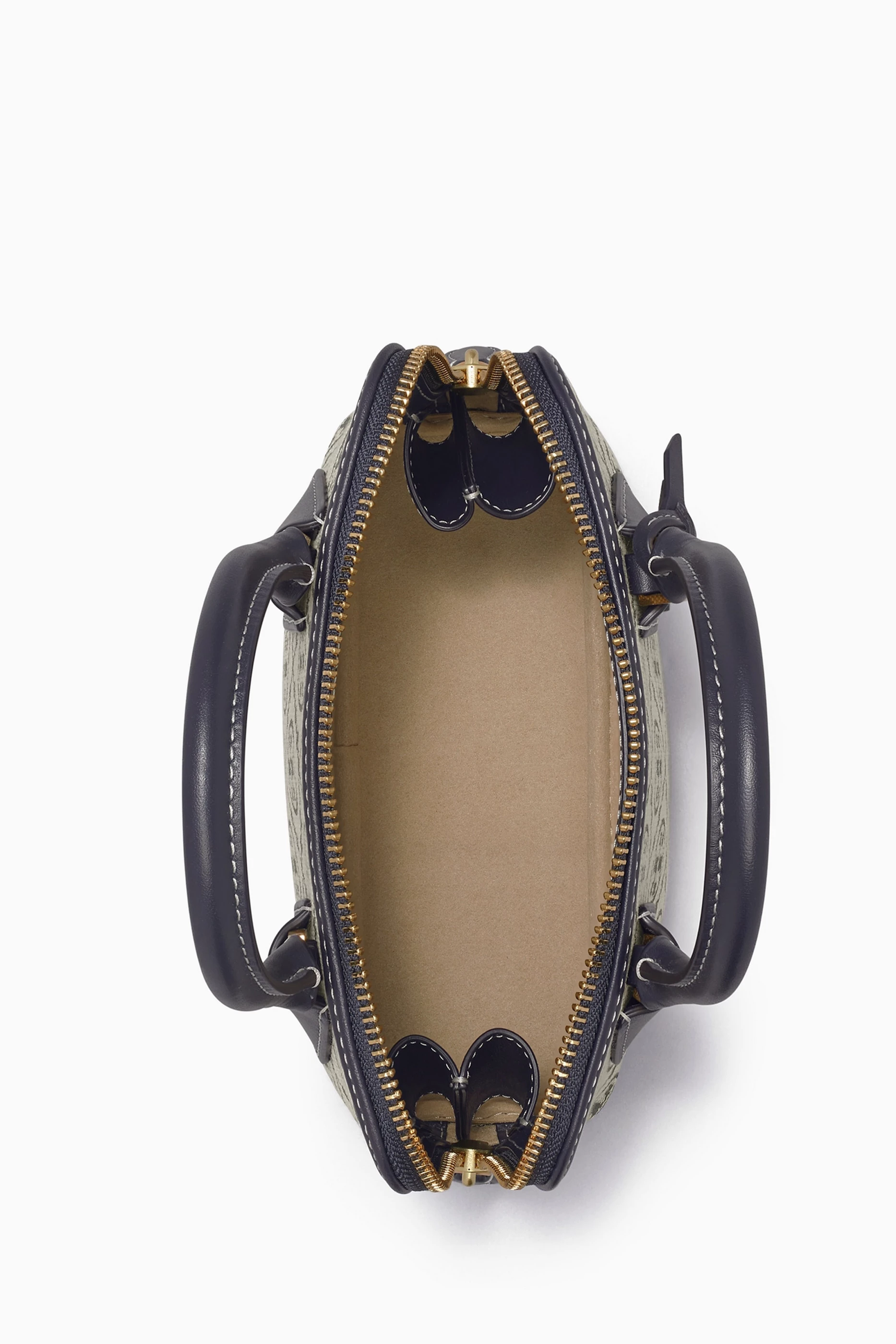 [ToryBurch] ミニペブルスイングバッグ TORY NAVY Tory Burch Mini T Monogram Jacquard Swing Bag In Tory Navy