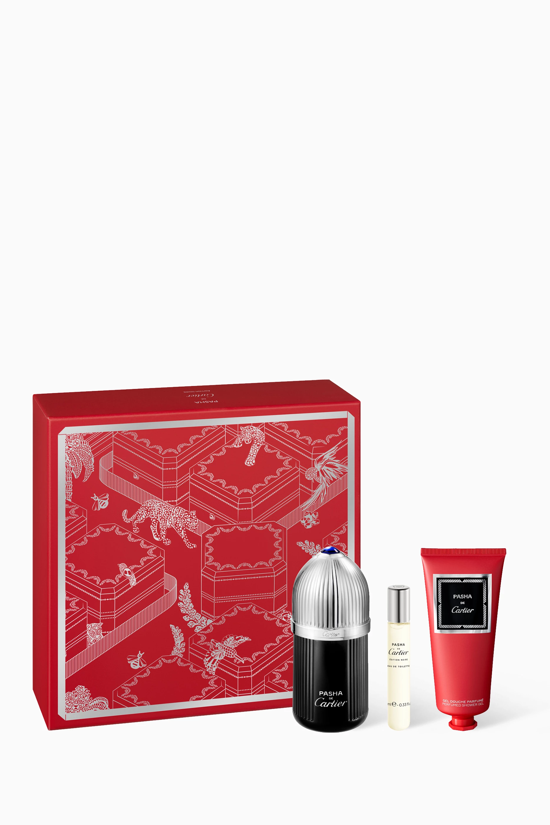 Buy Cartier Perfumes Colourless Pasha De Cartier Edition Noire Set For Women Online Ounass UAE