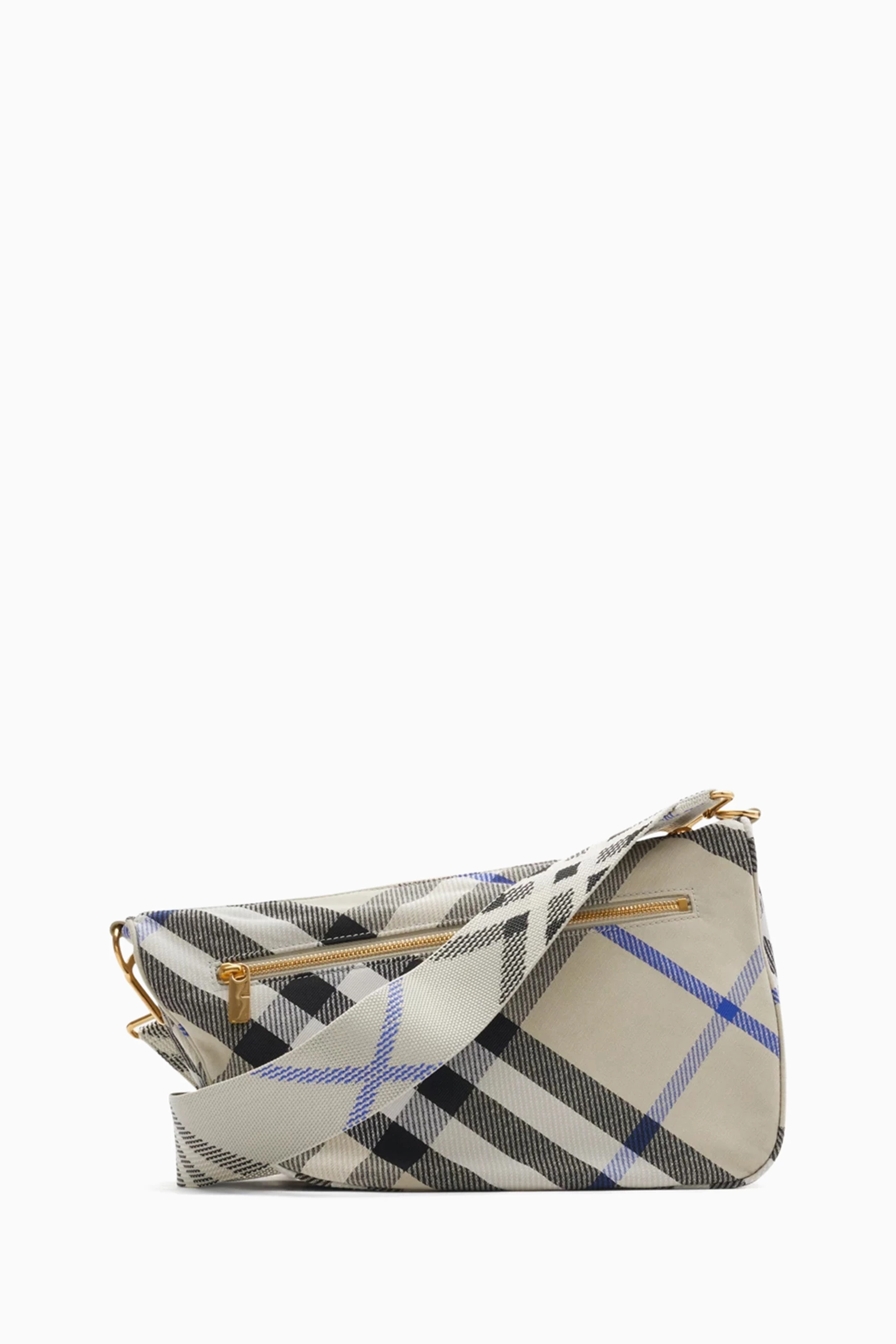 Buy Burberry Neutral Medium Shield Messenger Bag in Burberry