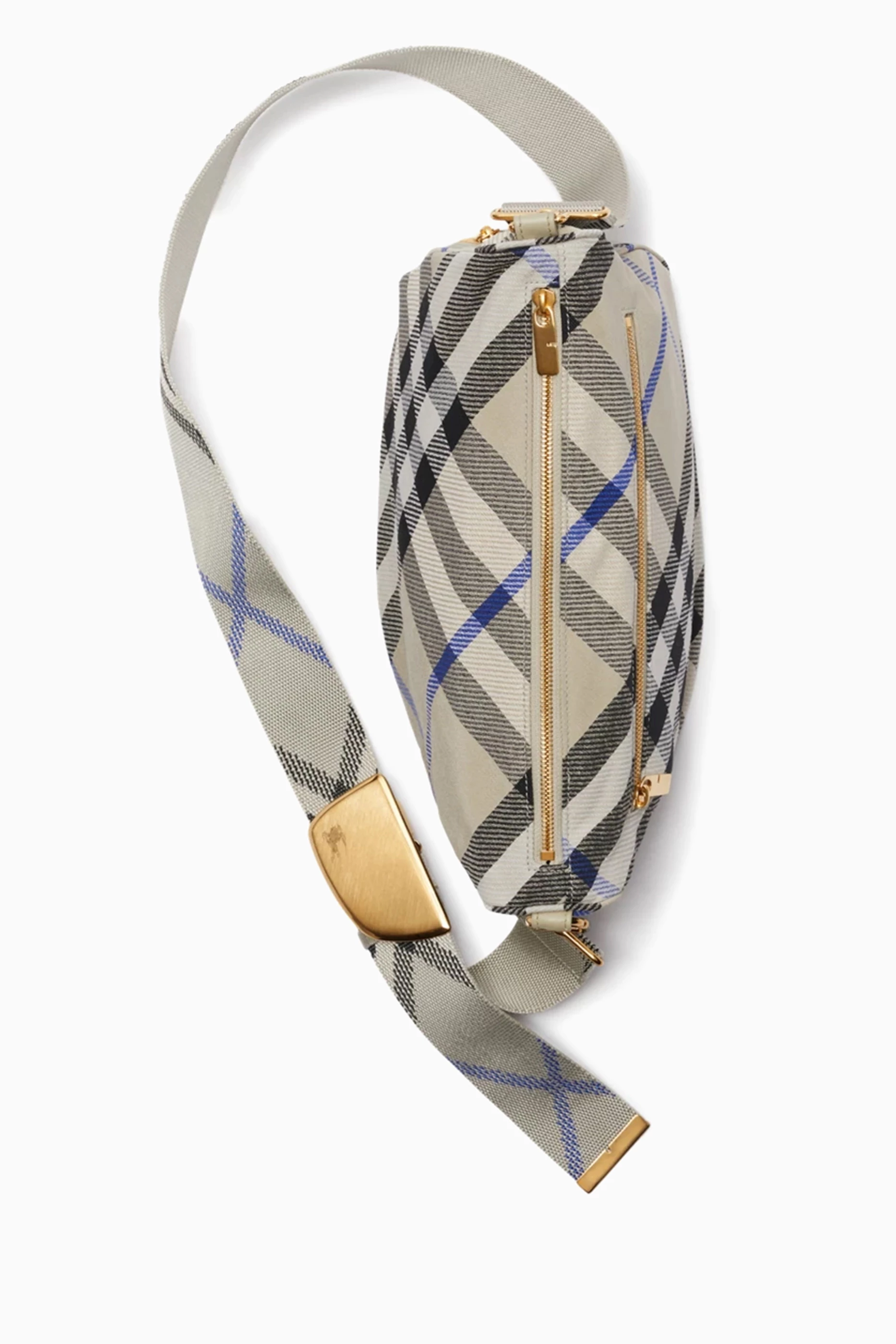 Buy Burberry Neutral Medium Shield Messenger Bag in Burberry