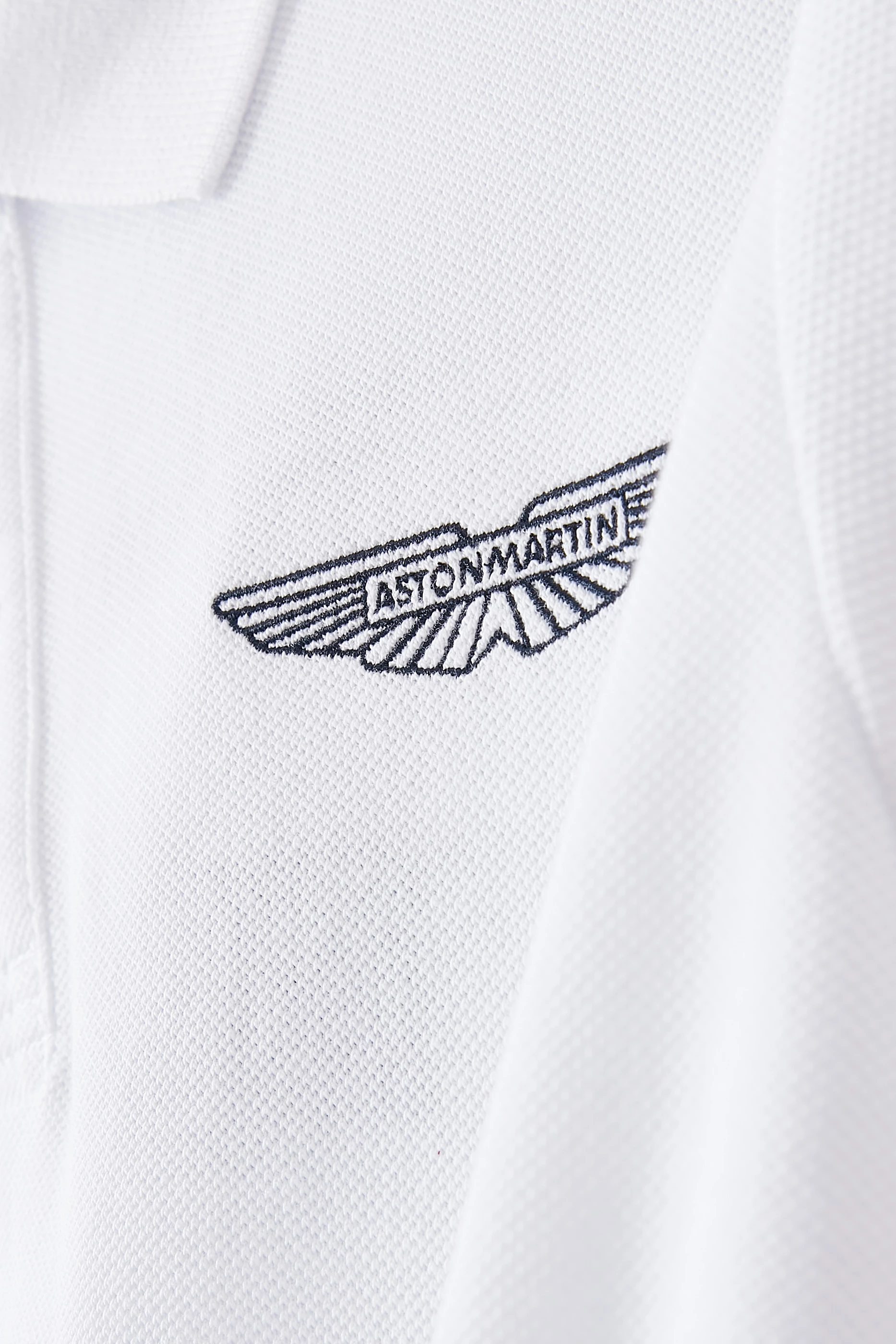 Buy Hackett London White x Aston Martin Polo T shirt in Cotton For Boys Online Ounass UAE