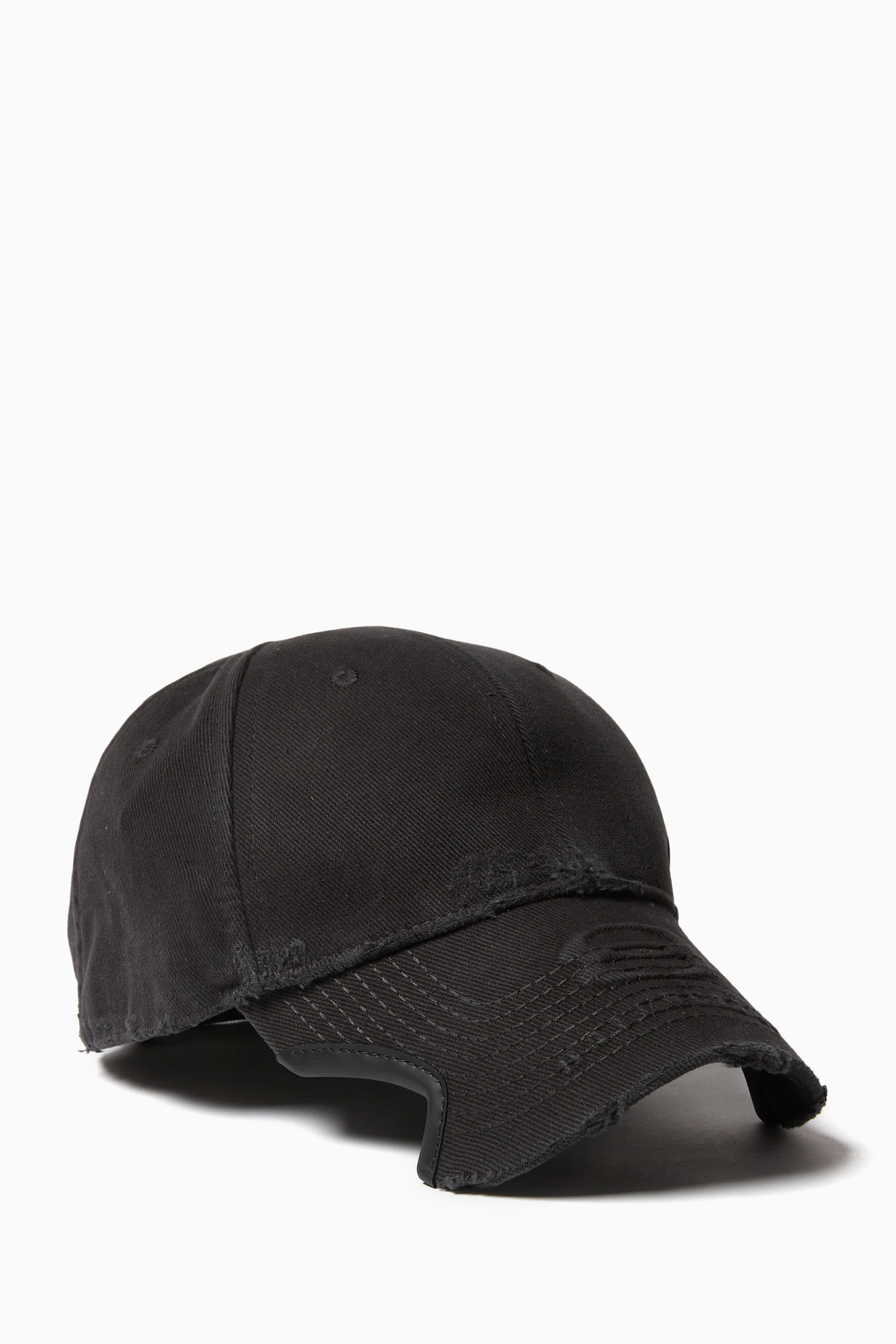 Buy Balenciaga Black Unity Sports Icon Embossed Cap in Cotton