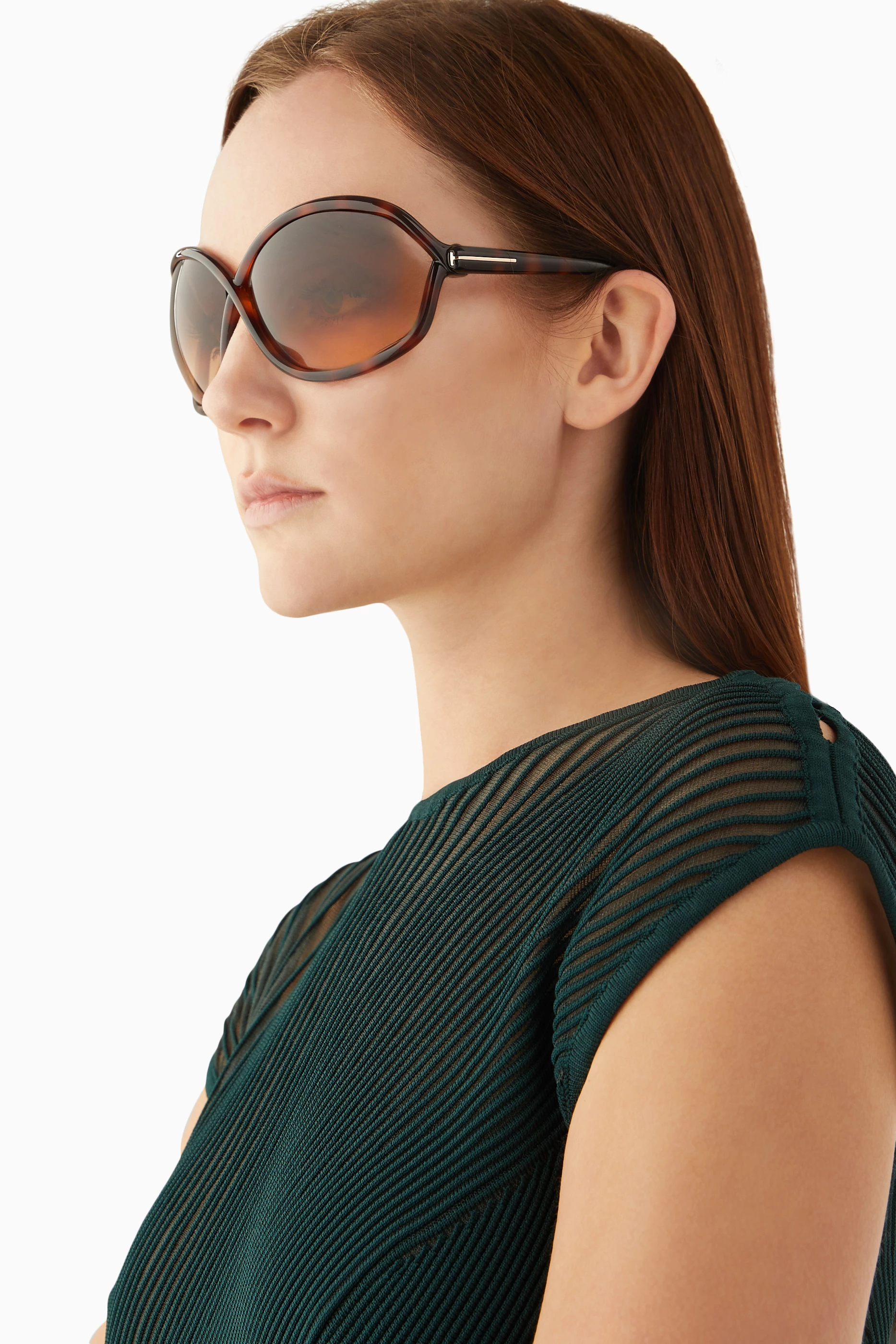 TOM FORD
Tortoiseshell Bettina Sunglasses Tom Ford Bettina TF1068 – Crib Of Frames main image 3