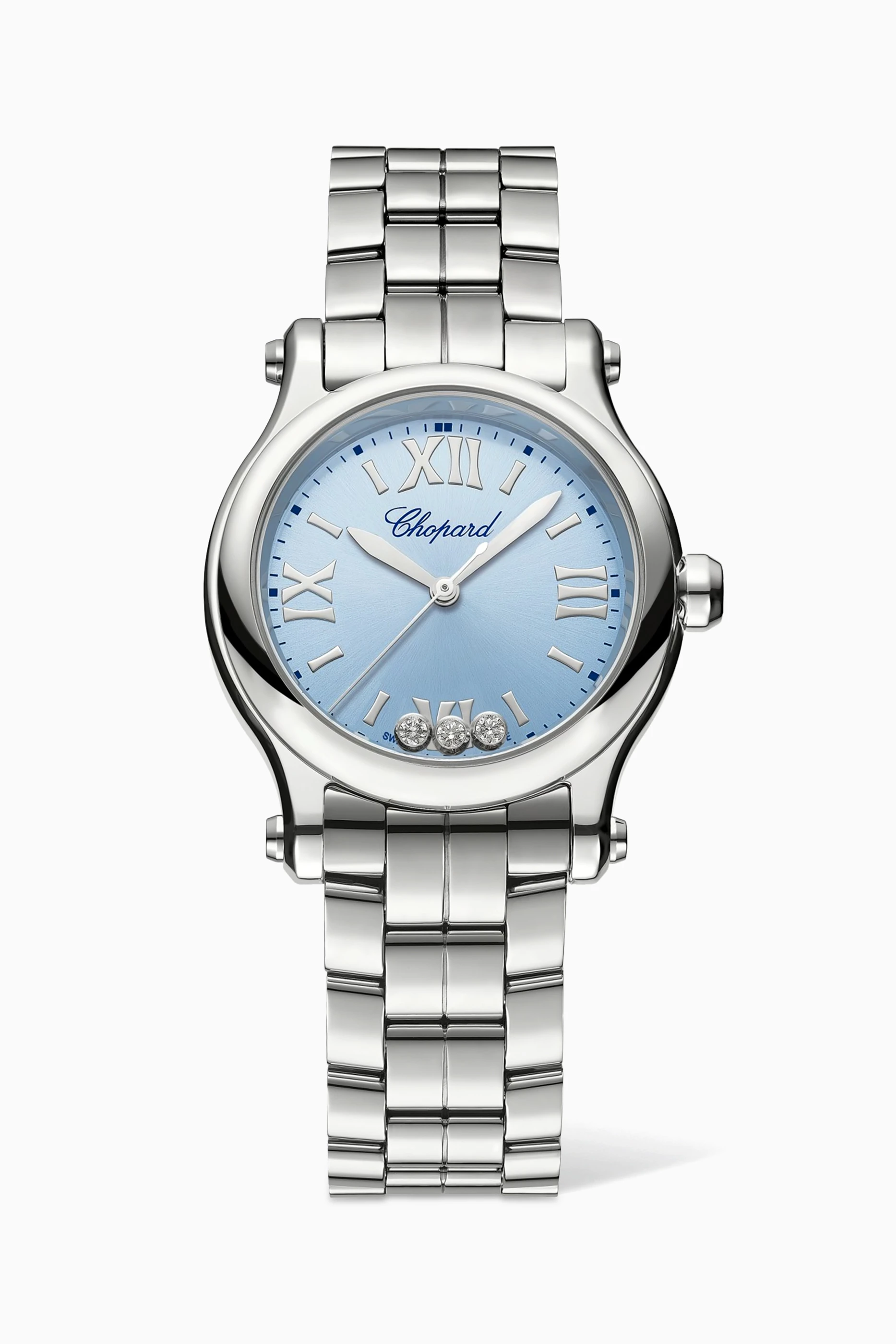 Buy Chopard Blue Happy Sport Quartz Watch 30mm For Women Online Ounass UAE