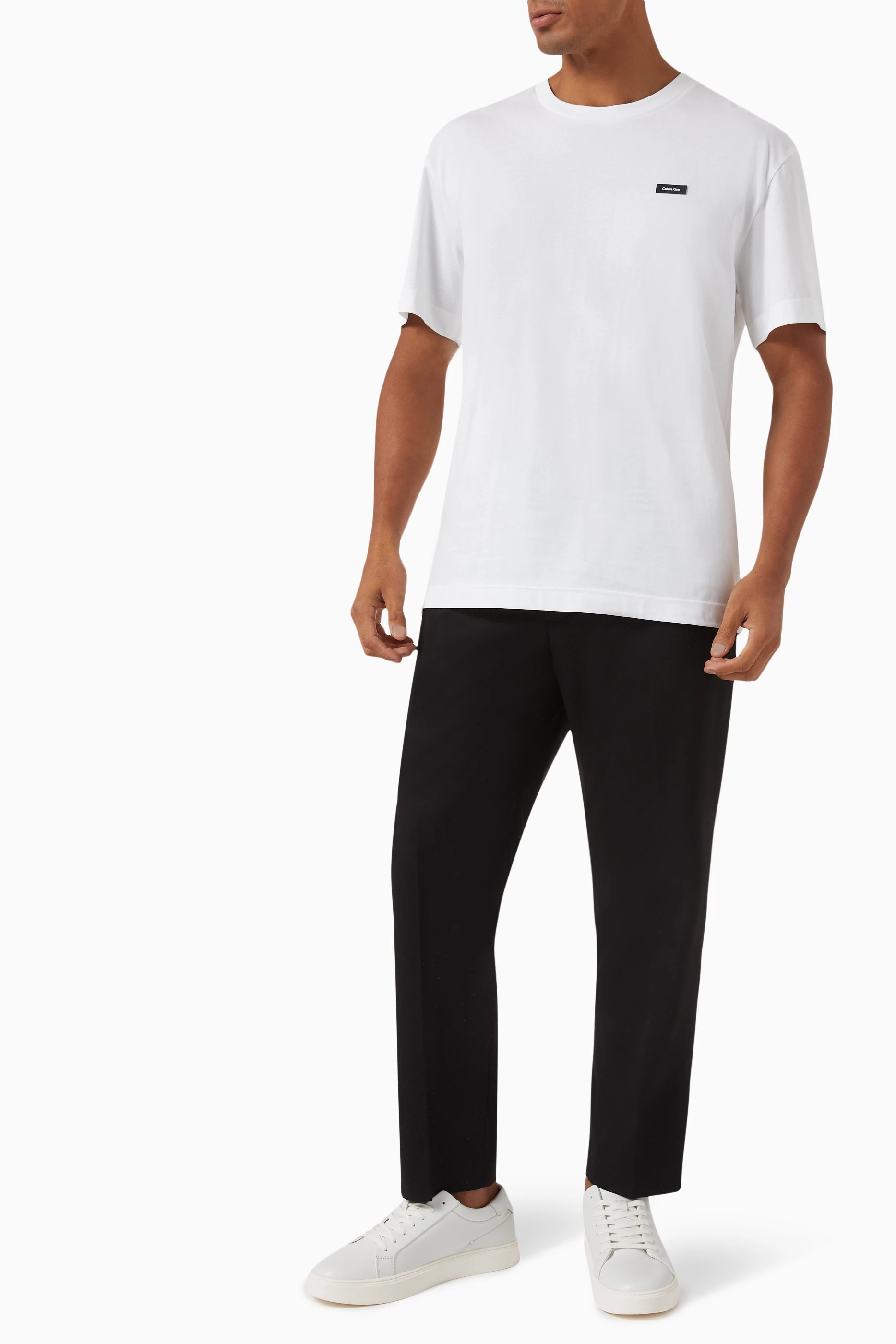 Buy Calvin Klein Black Jogger Pants in Twill For Men Online Ounass UAE