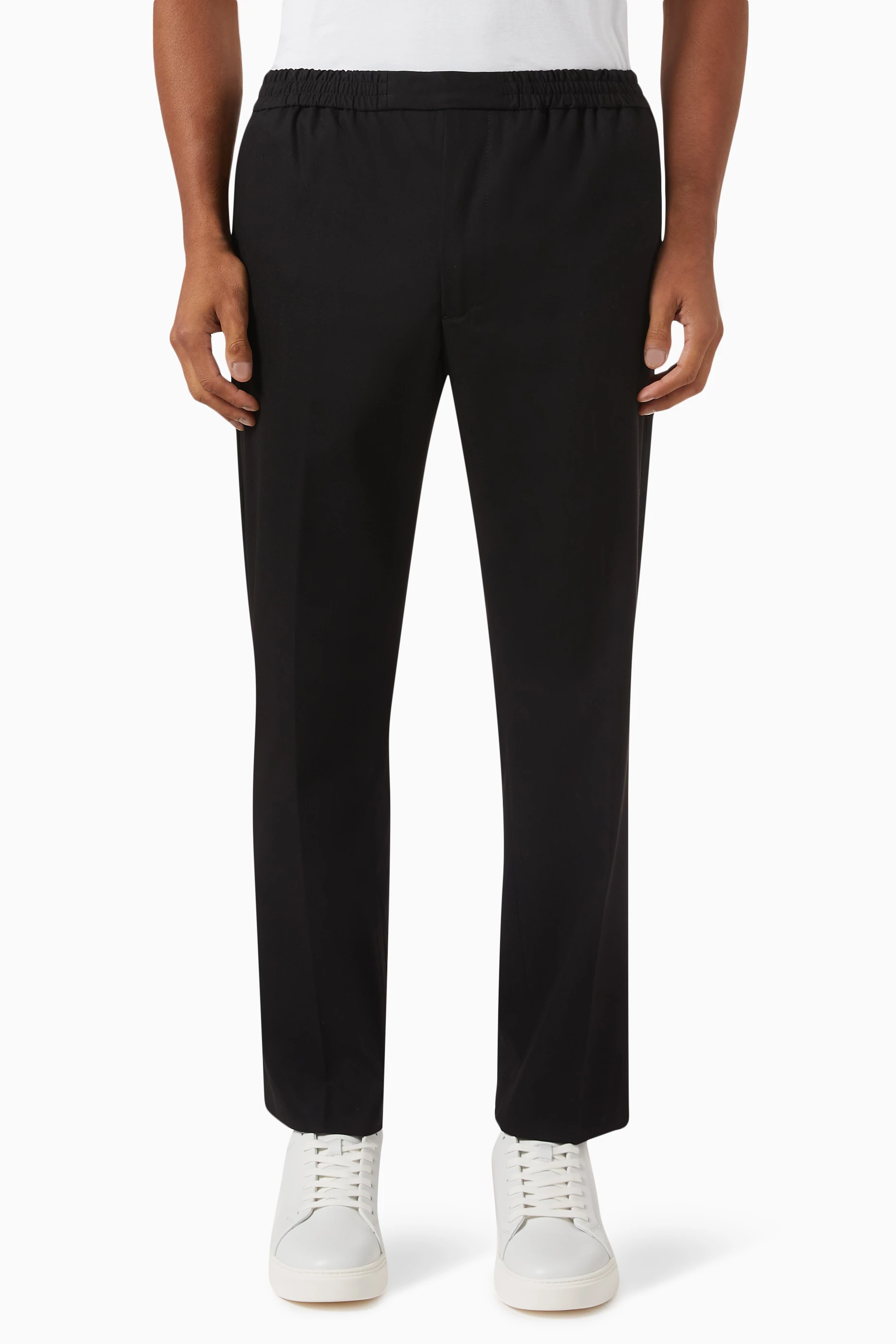 Buy Calvin Klein Black Jogger Pants in Twill For Men Online Ounass UAE