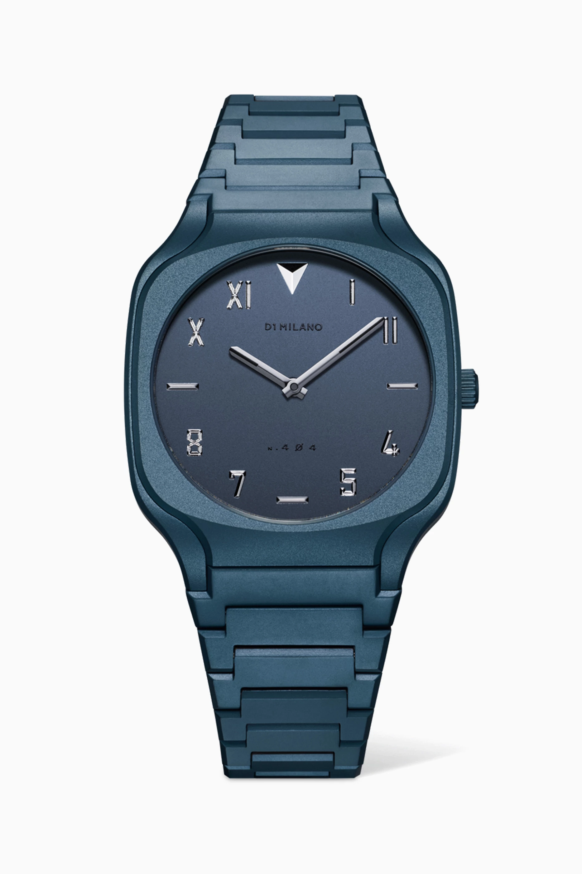 Buy D1 Milano Blue Square Watch in Stainless Steel 37mm For Men Online Ounass UAE