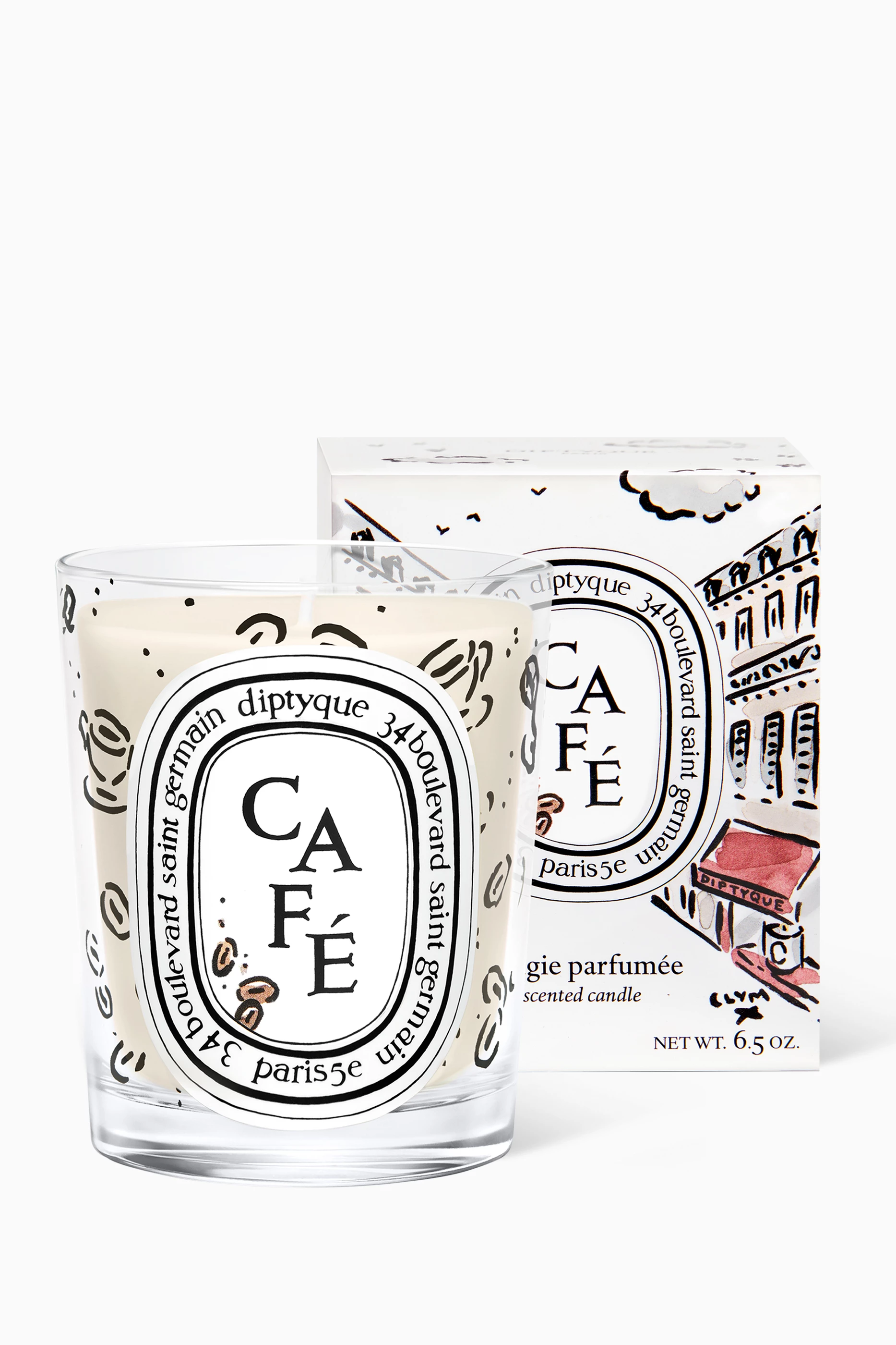 Buy Diptyque Café Candle, 190g For UNISEX Online | Ounass UAE