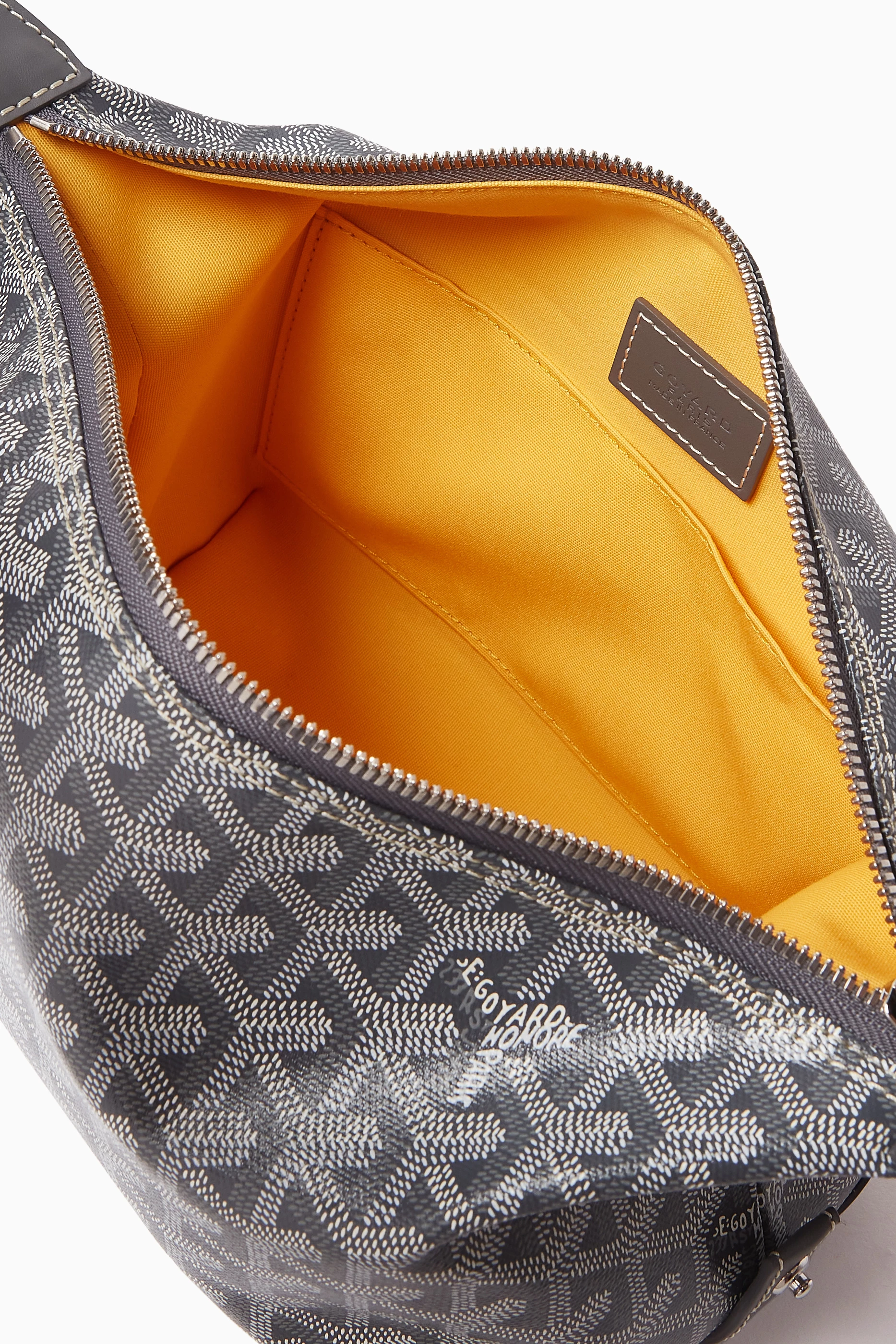 Buy Goyard Pre Loved Grey Unused Bowling 25 Toiletry Pouch in Goyardine Canvas For UNISEX Online Ounass UAE