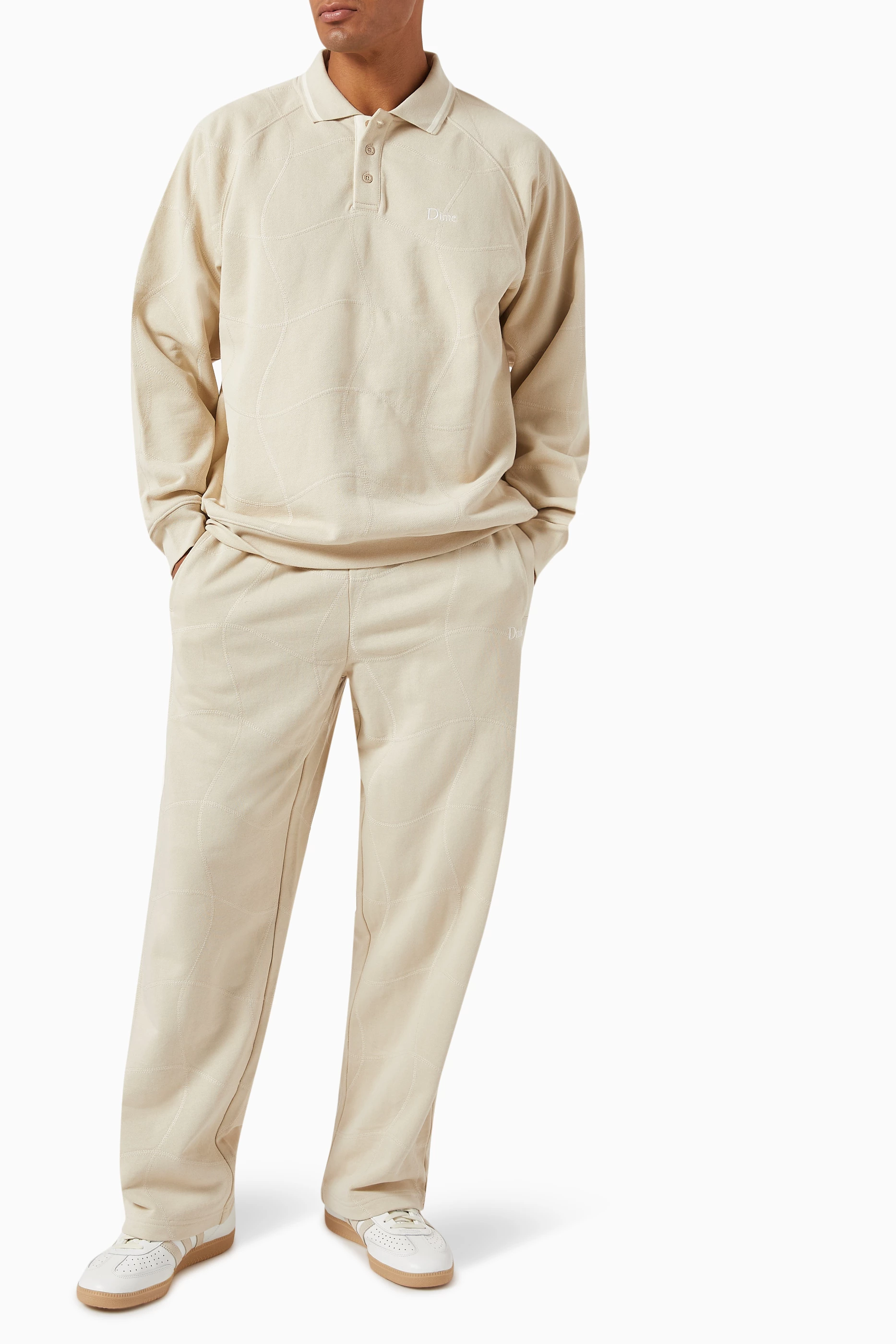 Buy Dime Neutral Wave Rugby Sweater in French Terry For Men