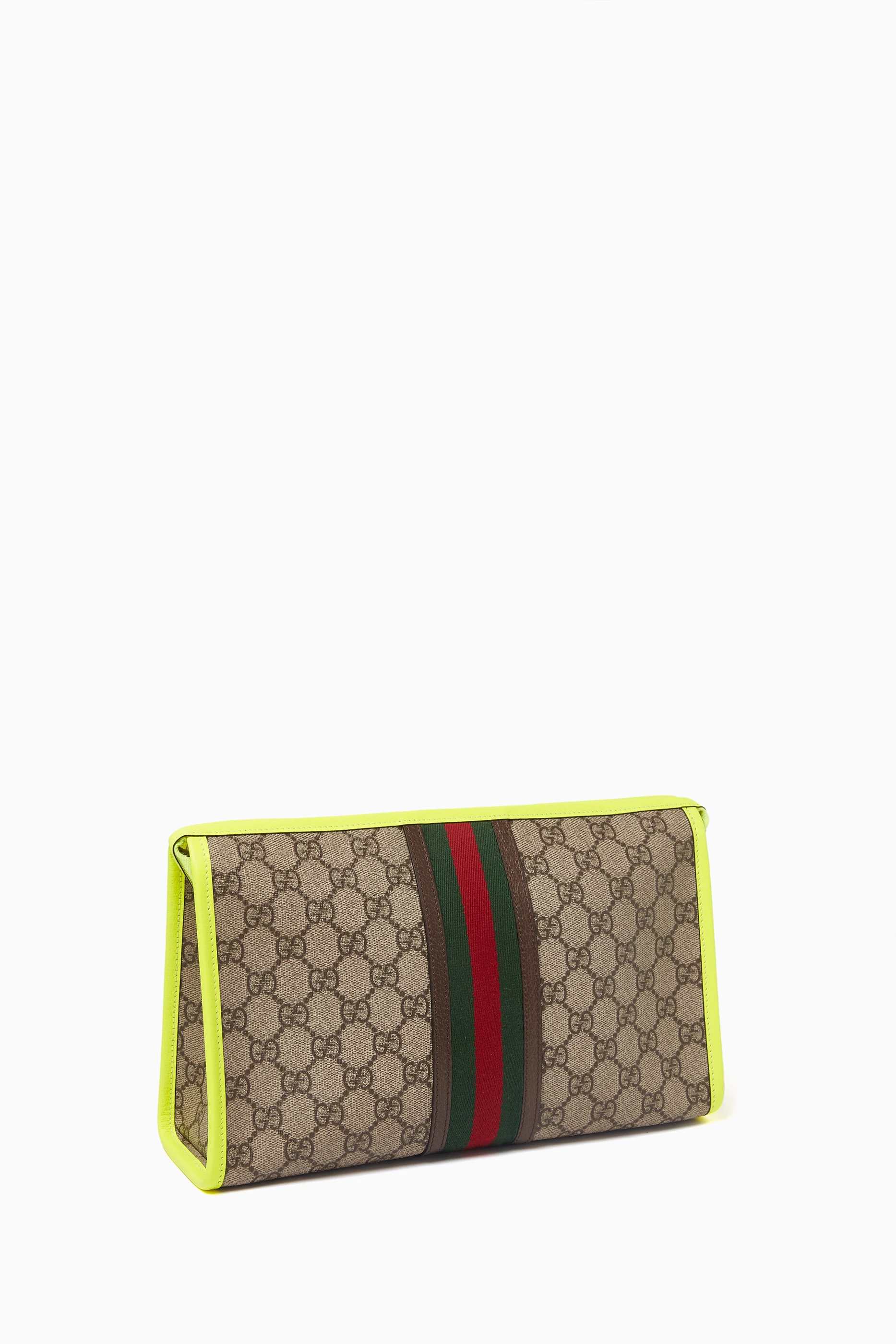 Buy Gucci Neutral Ophidia Toiletry Case in GG Supreme Canvas For Men Online Ounass UAE