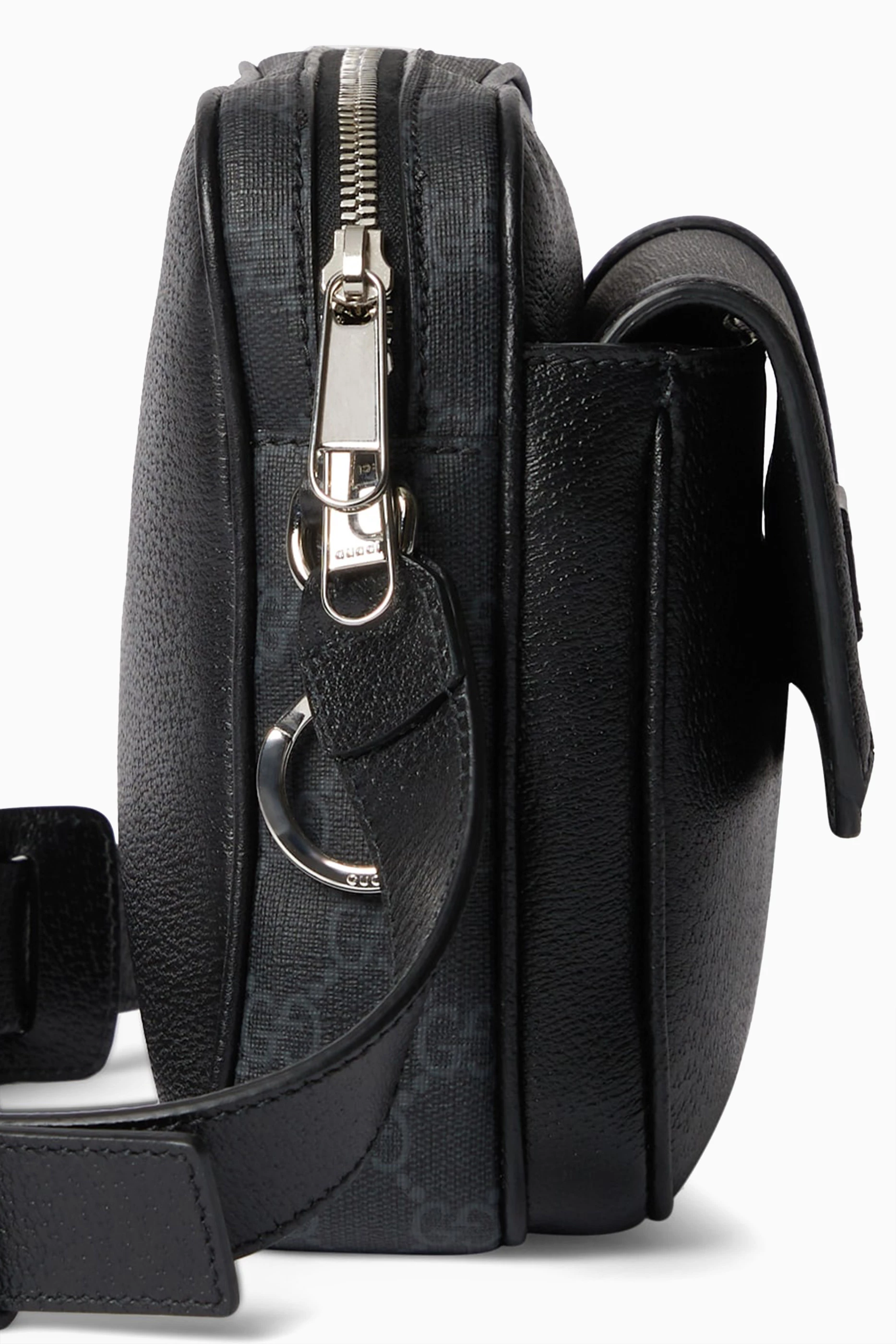 Buy Gucci Black Small GG Crossbody Bag in Leather For Men Online Ounass UAE